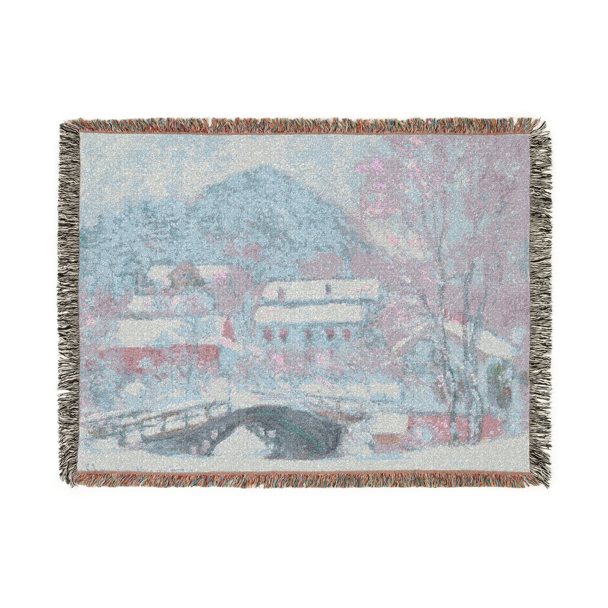 Claude Monet - Sandvika, Norway | Woven Tapestry Blanket - Image 10
