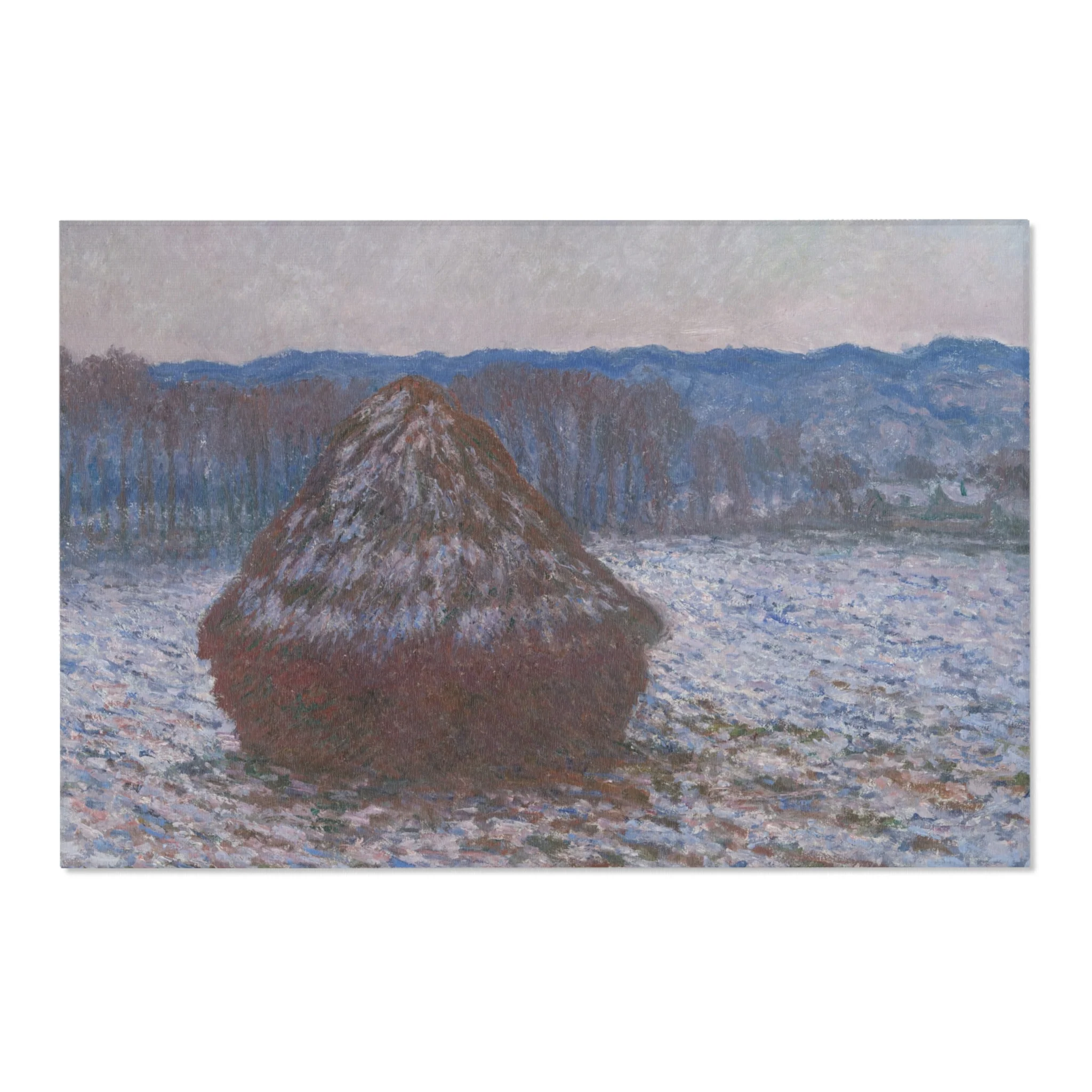 Claude Monet - Stack of Wheat | Area Rug - Image 6