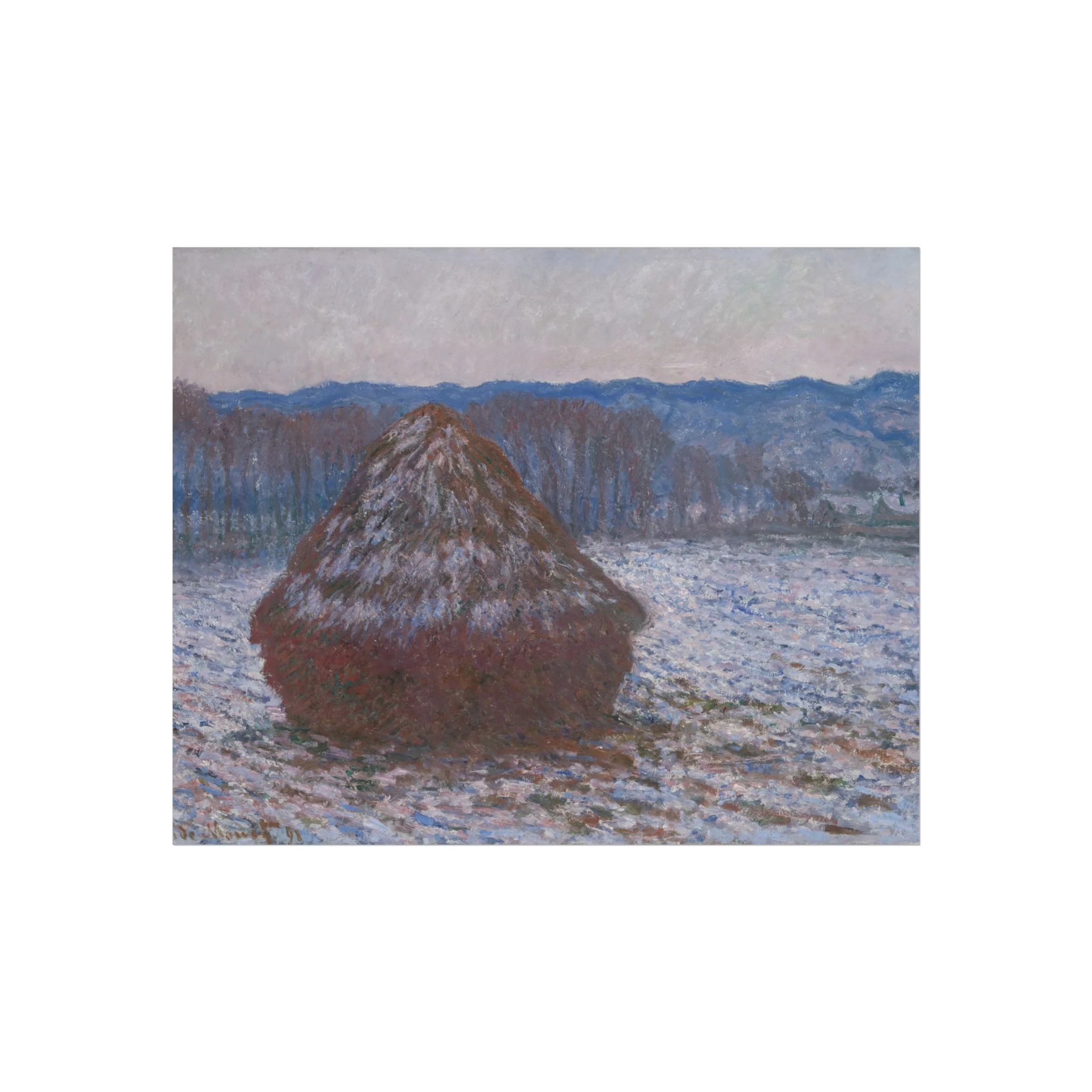 Claude Monet - Stack of Wheat | Fine Art Poster - Image 2