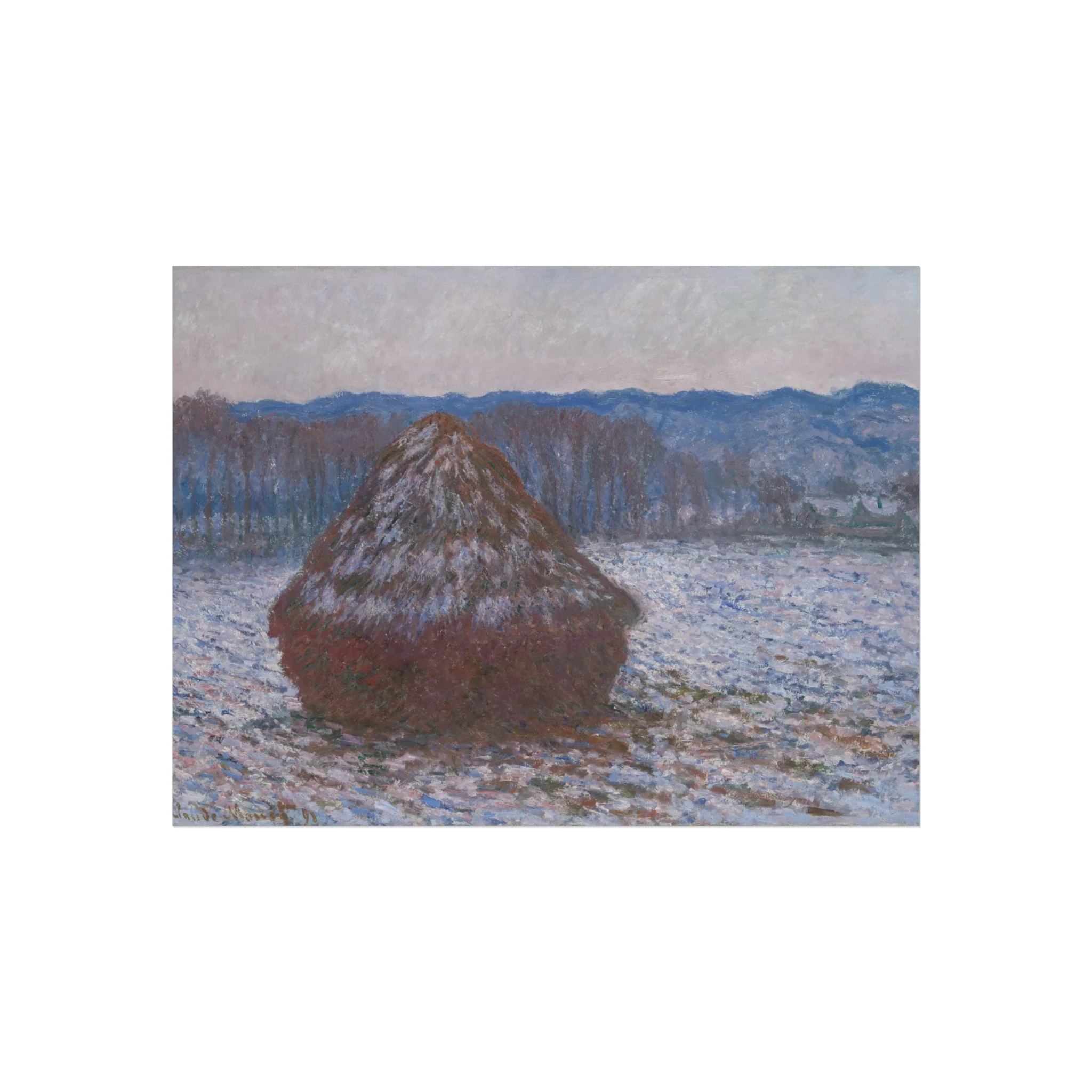 Claude Monet - Stack of Wheat | Fine Art Poster - Image 3