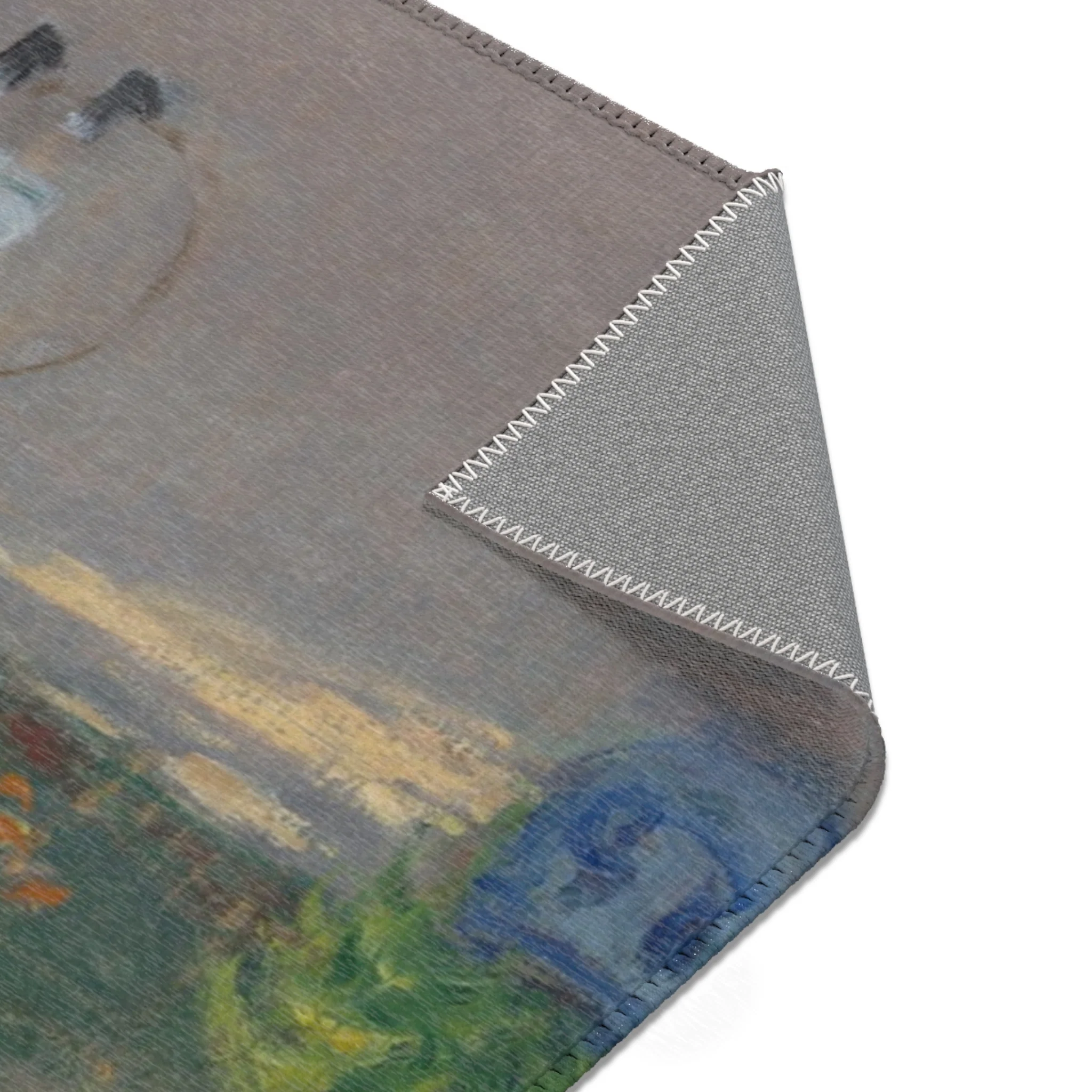 Claude Monet - The Artist's House at Argenteuil | Area Rug - Image 11