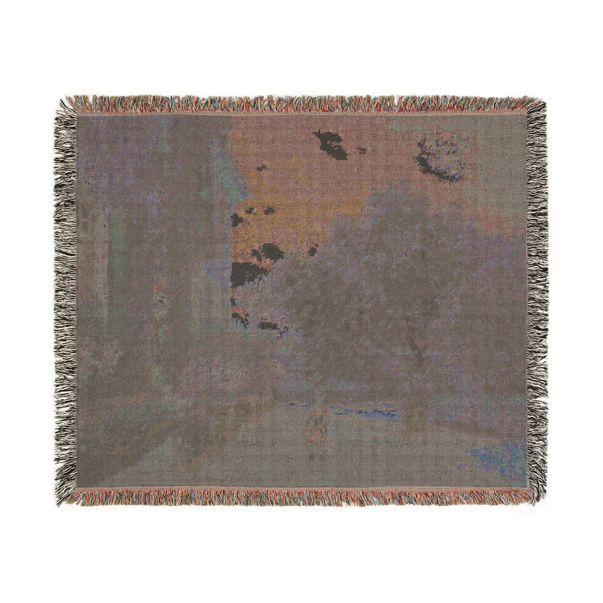 Claude Monet - The Artist's House at Argenteuil | Woven Tapestry Blanket - Image 8