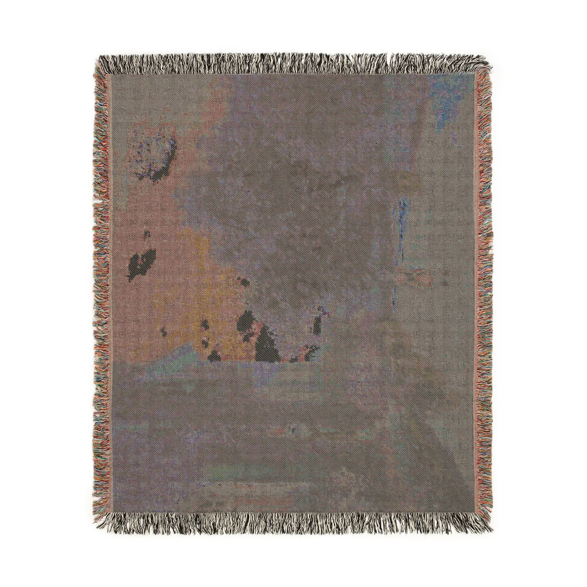 Claude Monet - The Artist's House at Argenteuil | Woven Tapestry Blanket - Image 9
