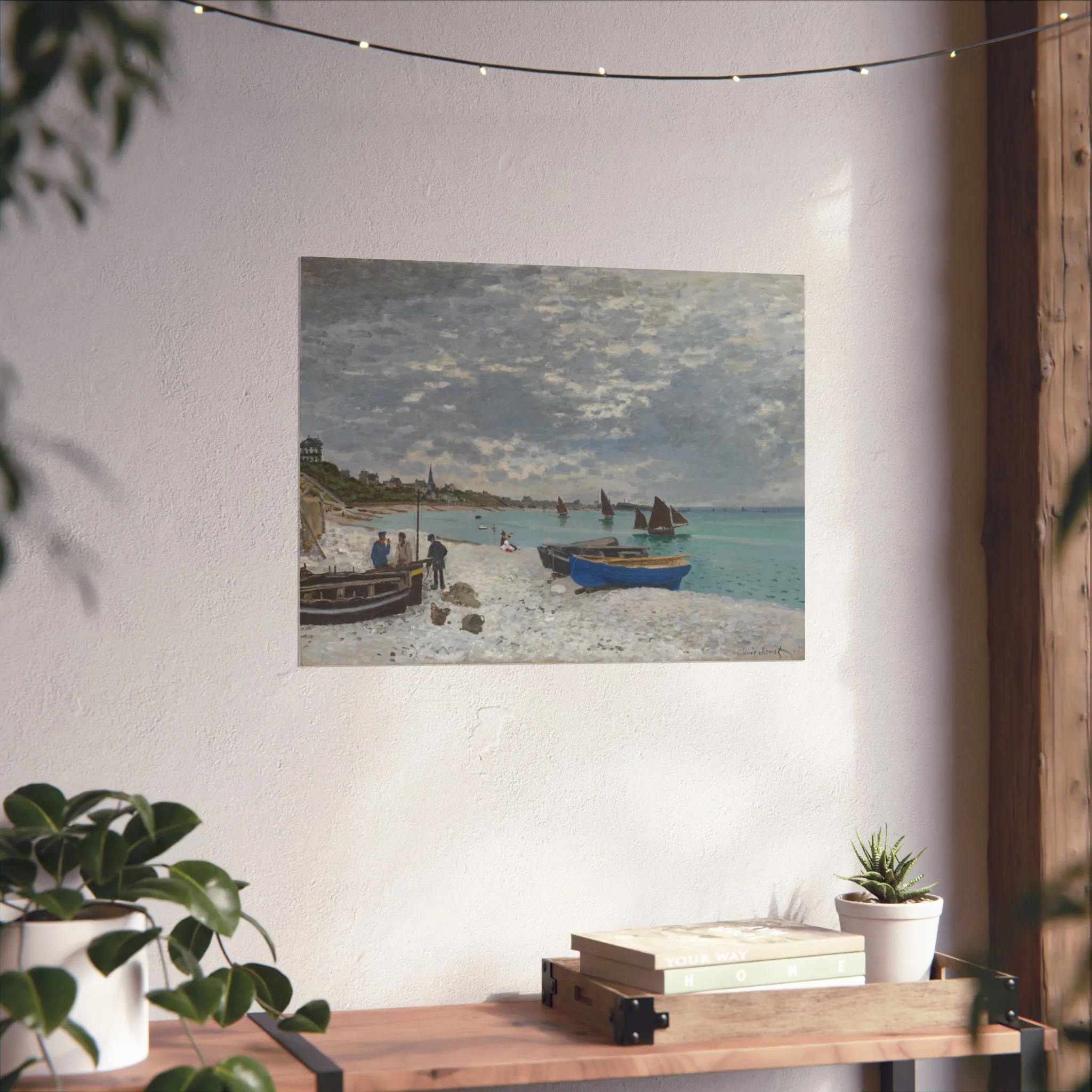 Claude Monet - The Beach at Sainte-Adresse | Fine Art Poster - Image 10