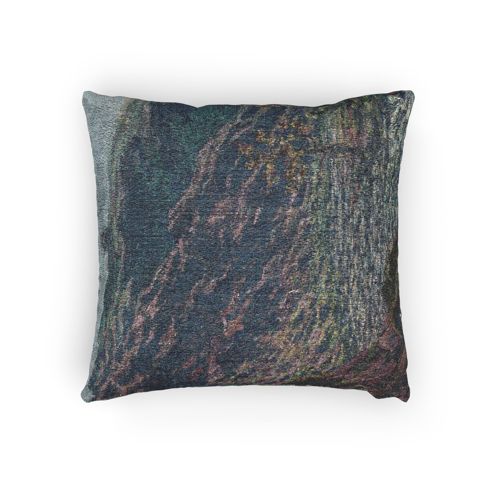 Claude Monet - The Petite Creuse River | Woven Pillow - Image 4