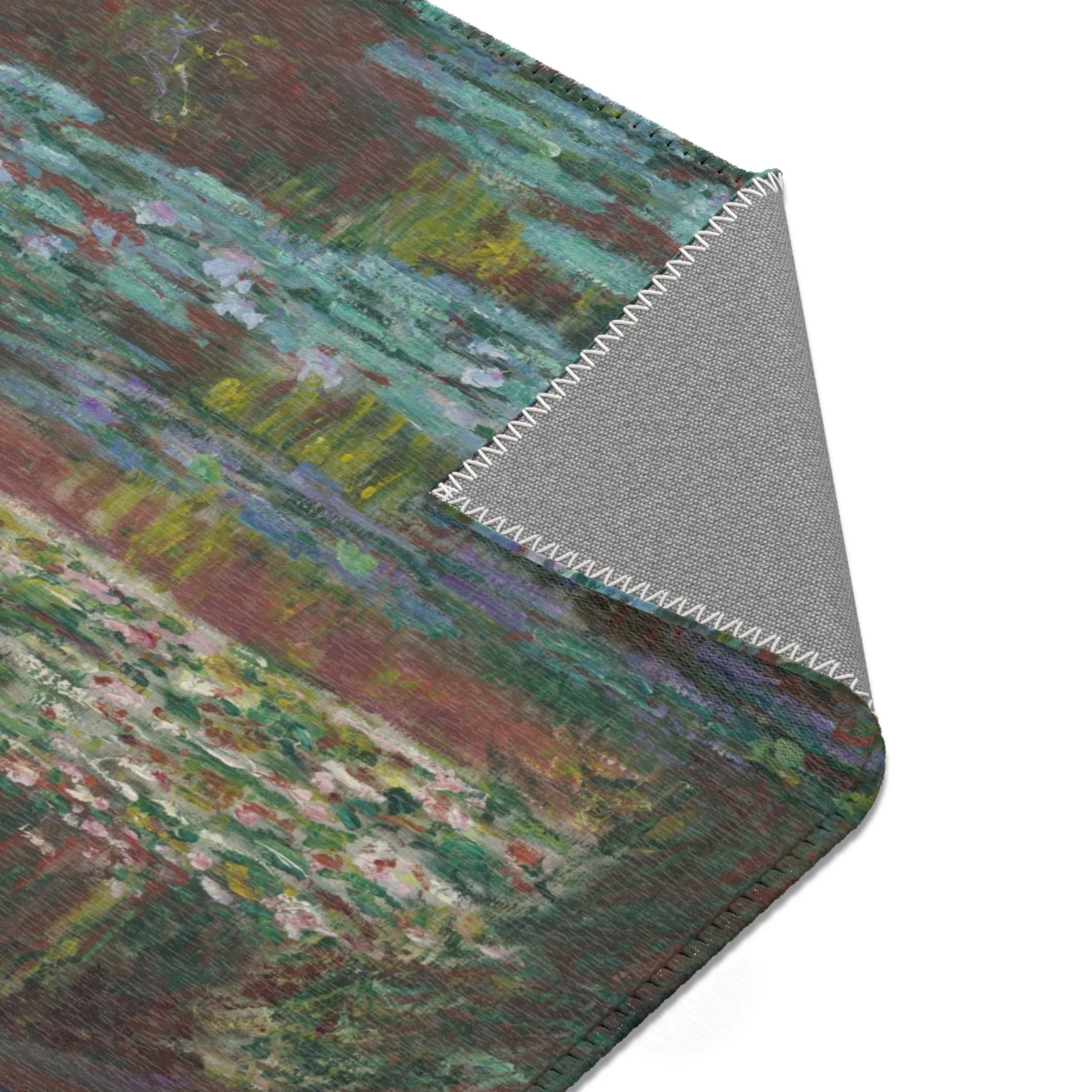 Claude Monet - Water Lily Pond | Area Rug - Image 7