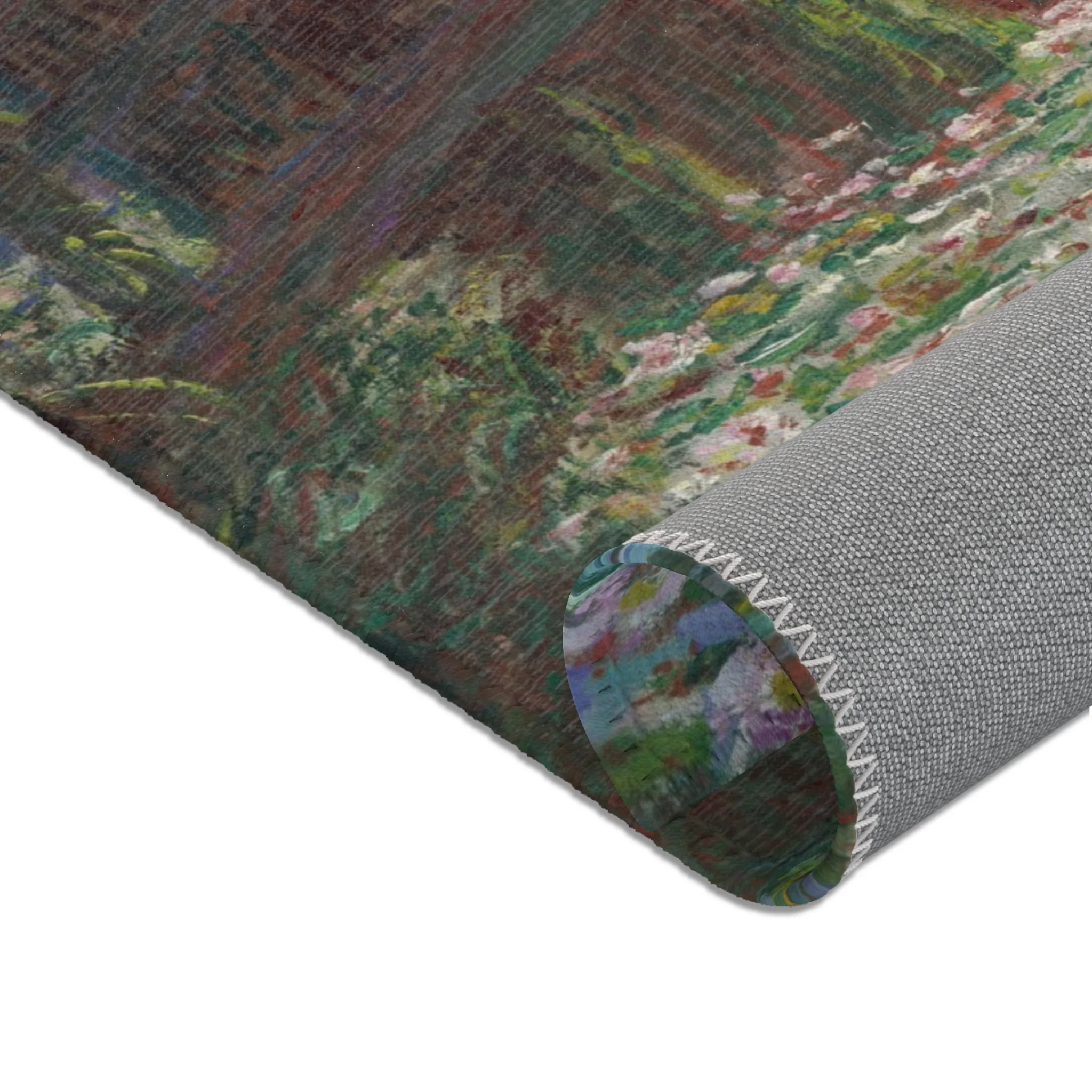 Claude Monet - Water Lily Pond | Area Rug - Image 8