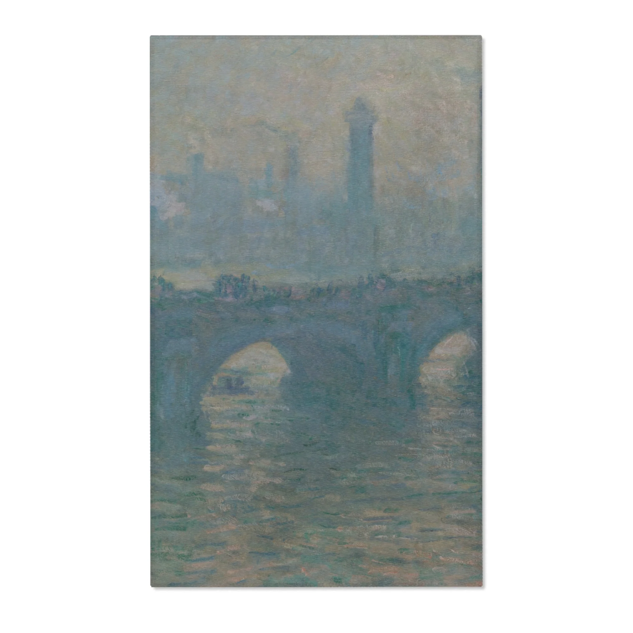 Claude Monet - Waterloo Bridge, Gray Weather | Area Rug - Image 2