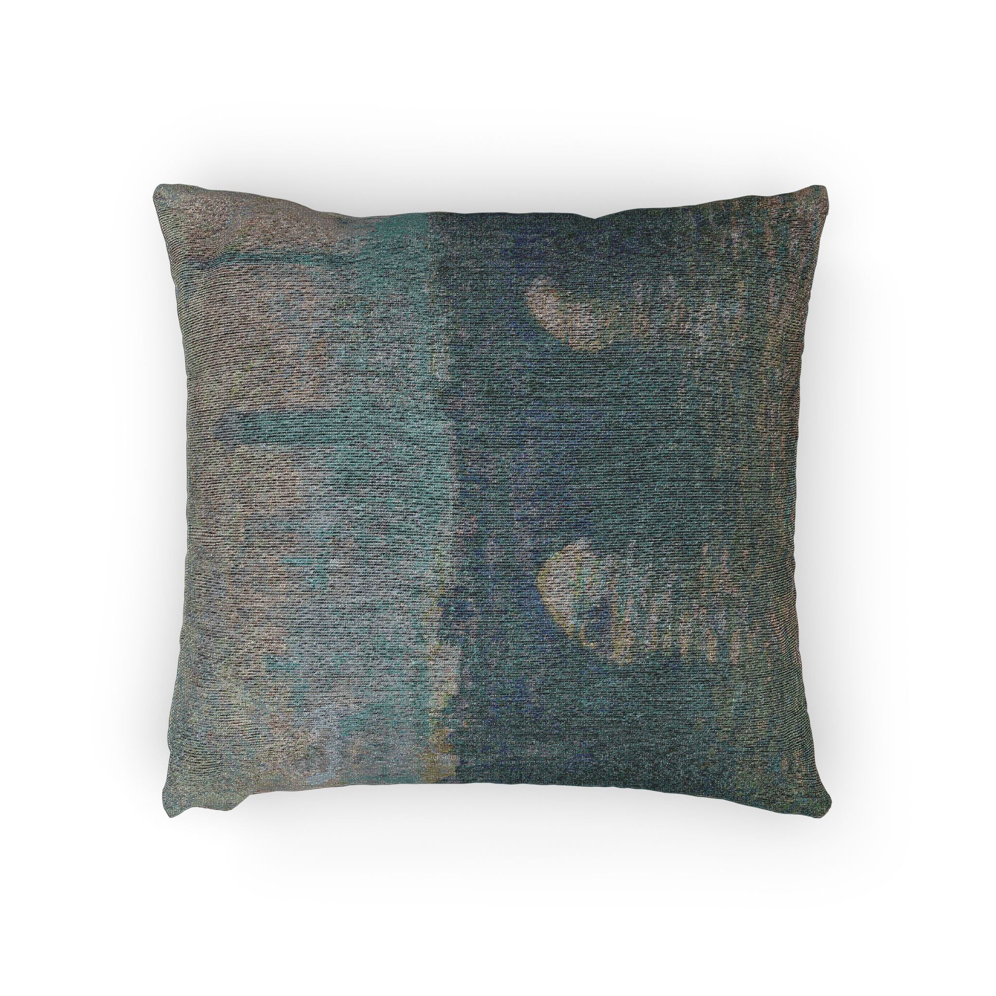 Claude Monet - Waterloo Bridge, Gray Weather | Woven Pillow - Image 2