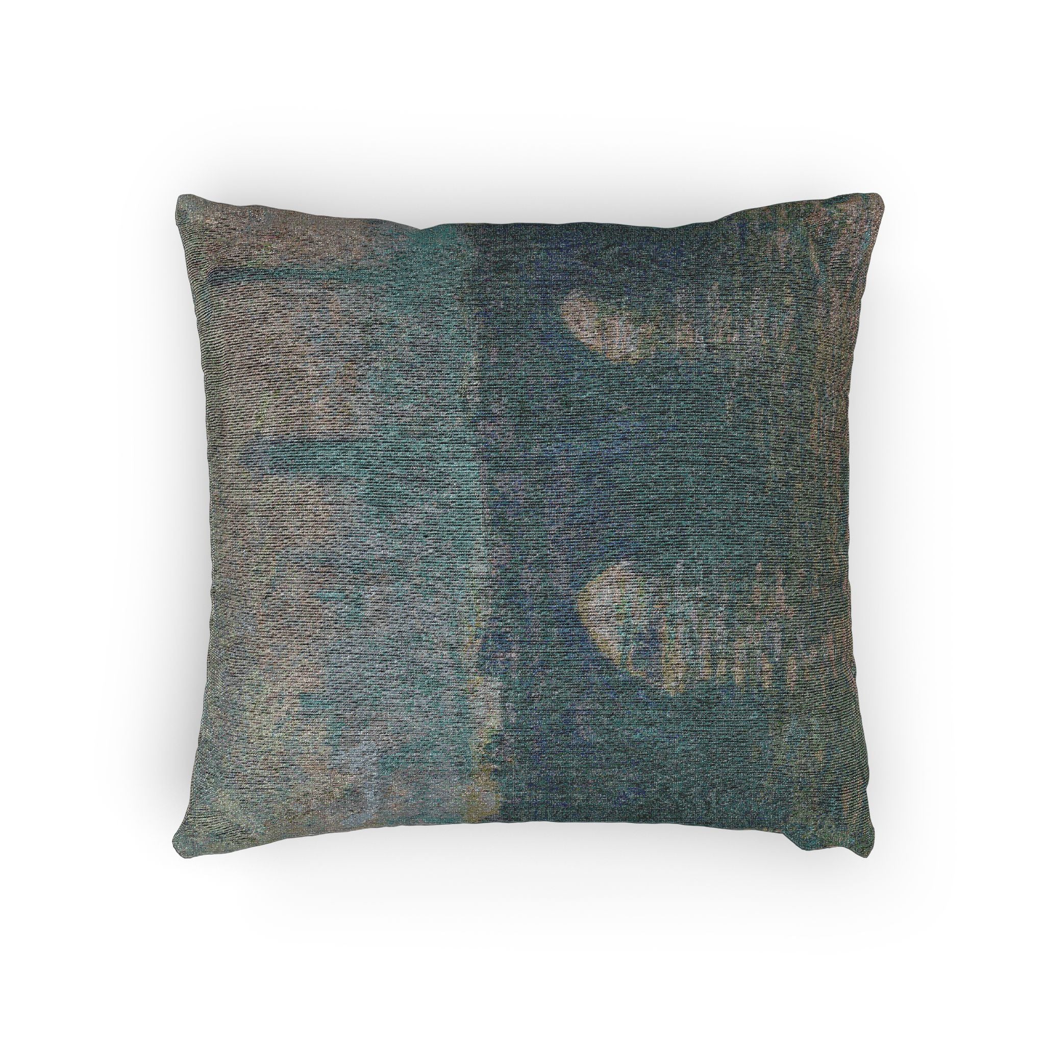 Claude Monet - Waterloo Bridge, Gray Weather | Woven Pillow - Image 4