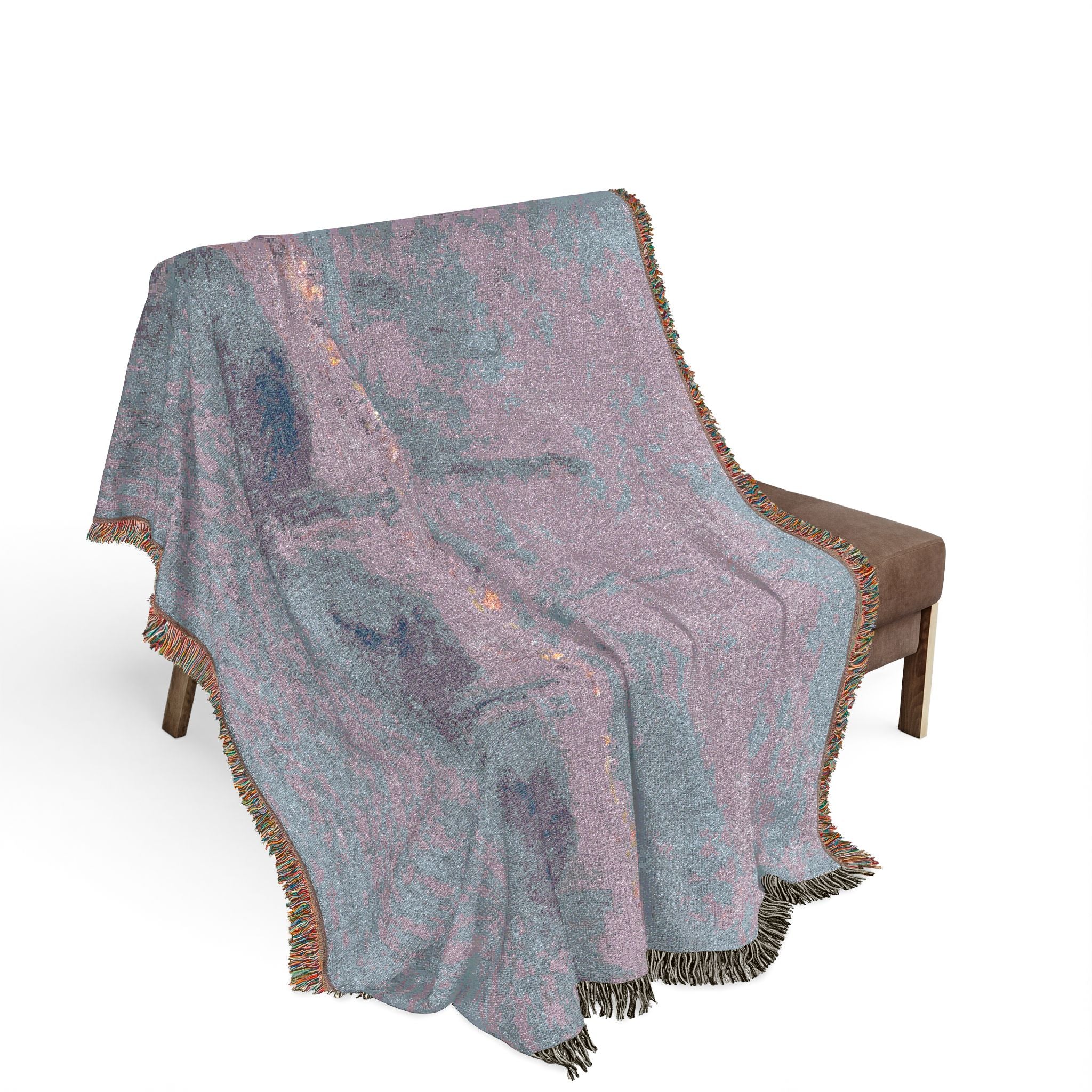 Claude Monet - Waterloo Bridge, Sunlight Effect | Woven Tapestry Blanket - Image 3