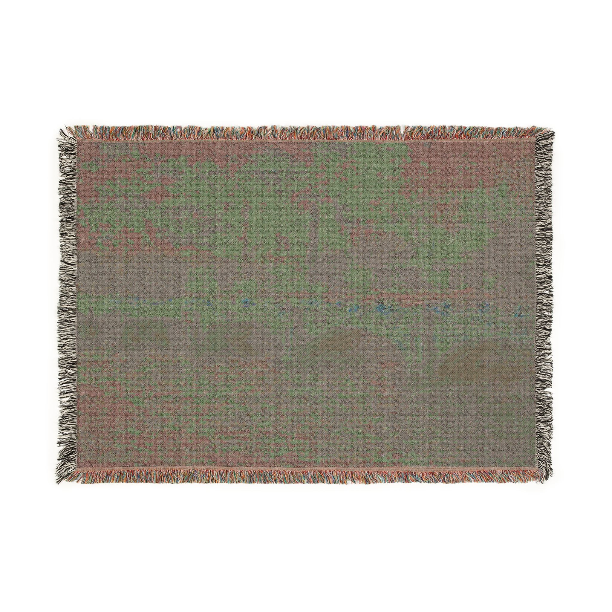 Claude Monet - Waterloo Bridge, Sunlight Effect | Woven Tapestry Blanket - Image 4