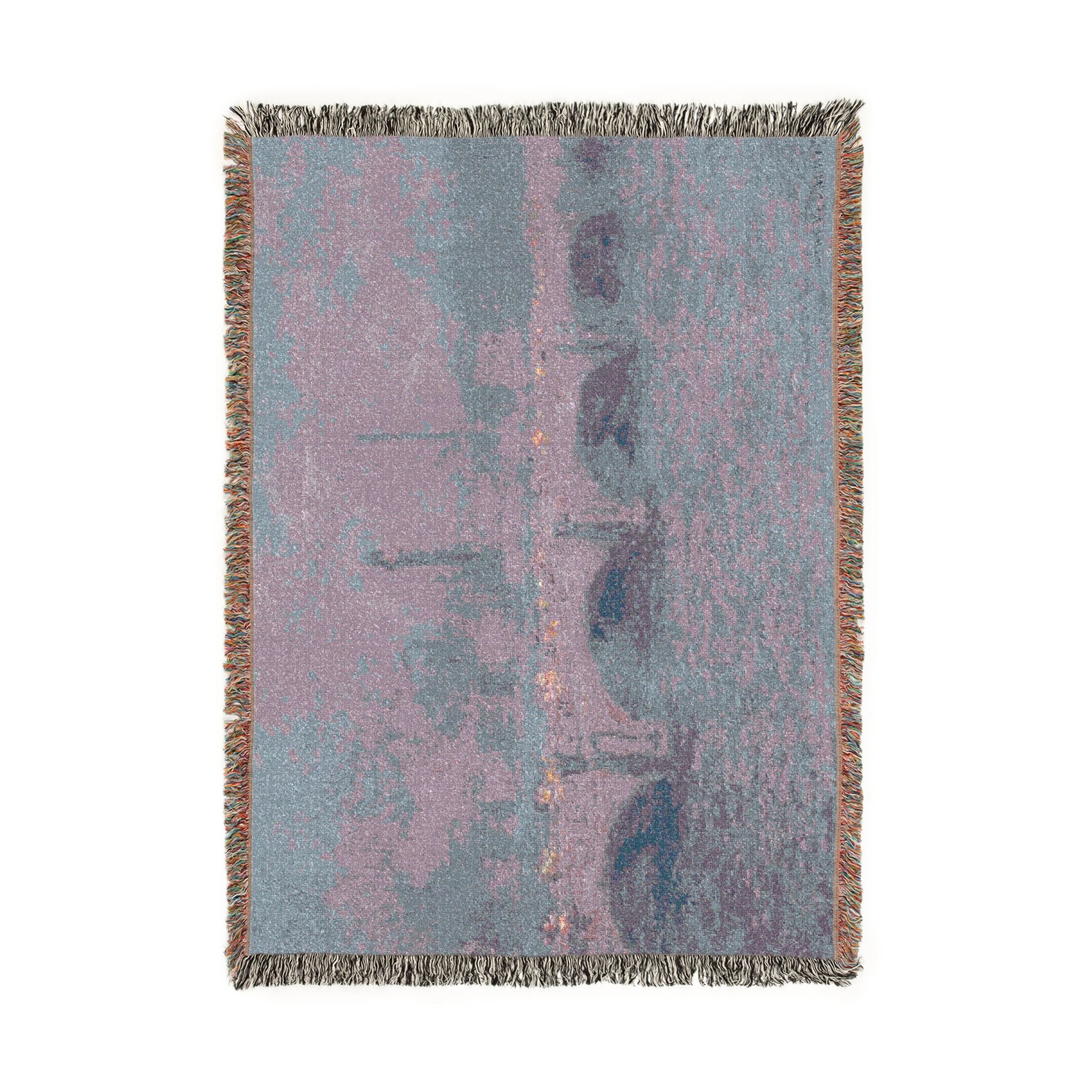 Claude Monet - Waterloo Bridge, Sunlight Effect | Woven Tapestry Blanket - Image 6