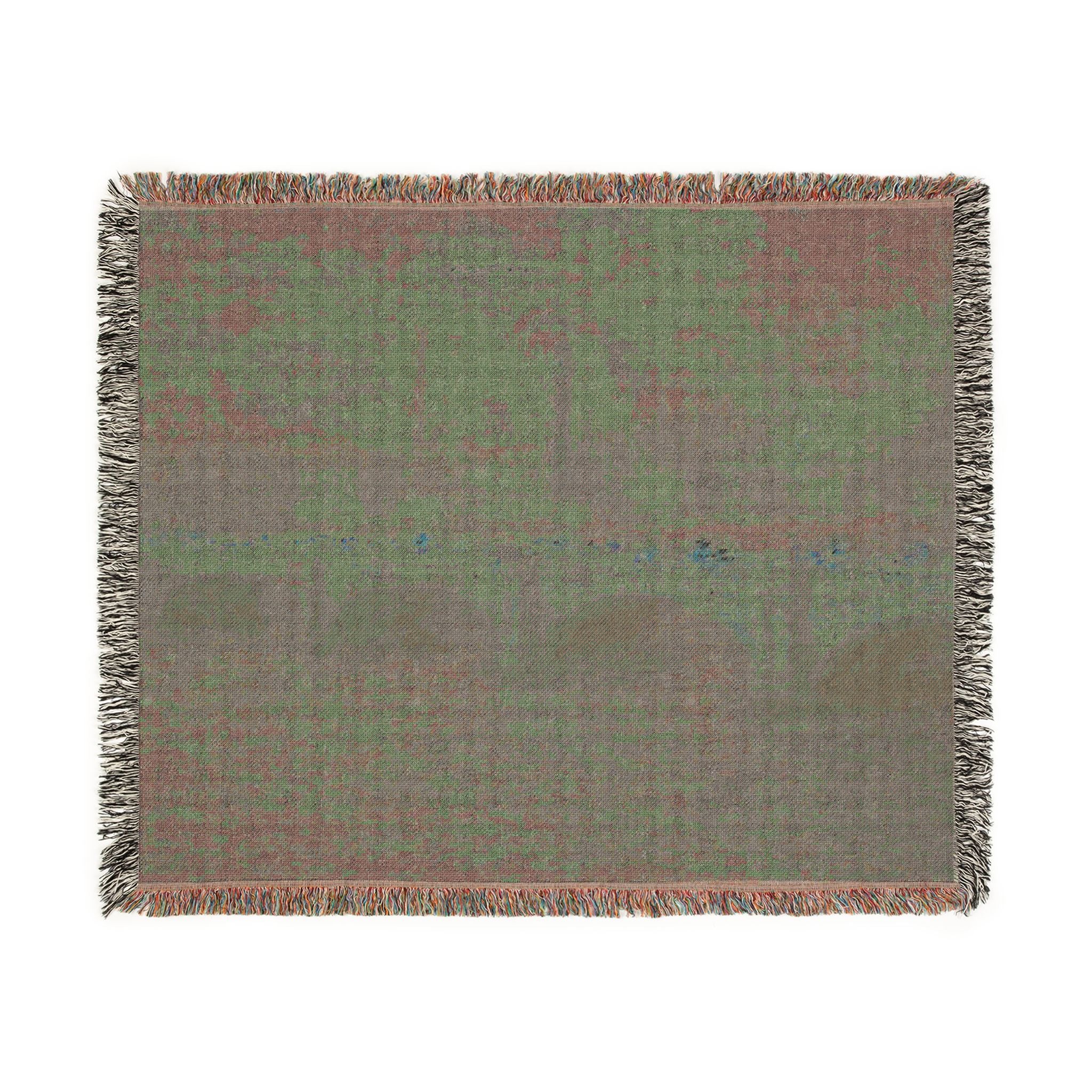 Claude Monet - Waterloo Bridge, Sunlight Effect | Woven Tapestry Blanket - Image 8