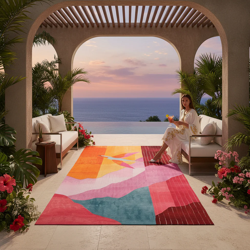 Clouded Majesty Hand Tufted Wool Rug - Image 3