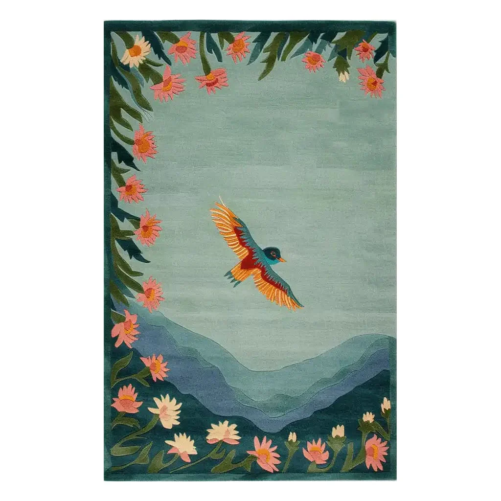 Cloudsong Flight Hand Tufted Wool Rug