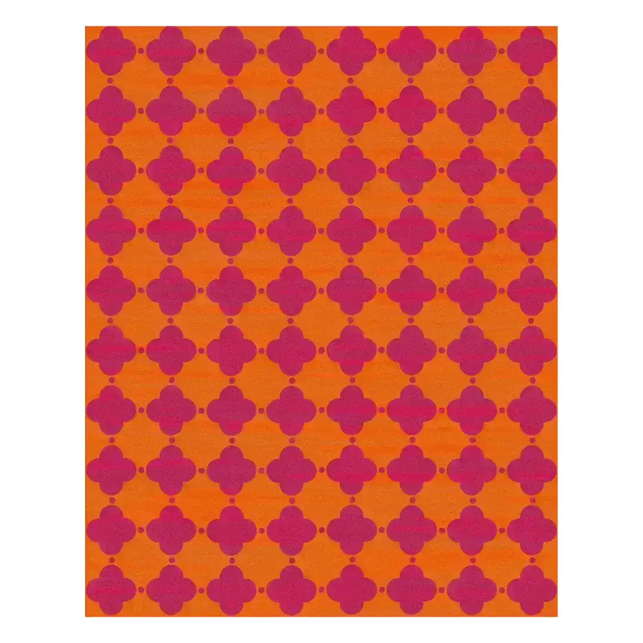 Clovers Hand Tufted Rug 8 x 10 ft