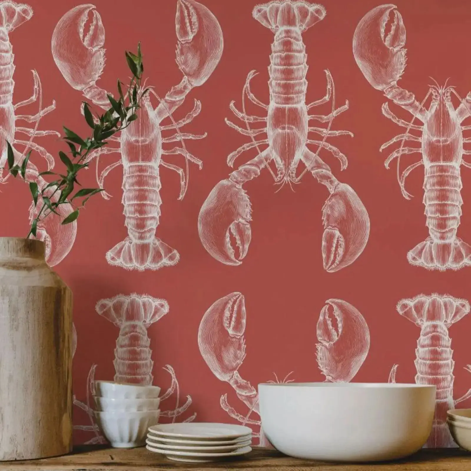 Coastal Lobster Wallpaper - Image 4