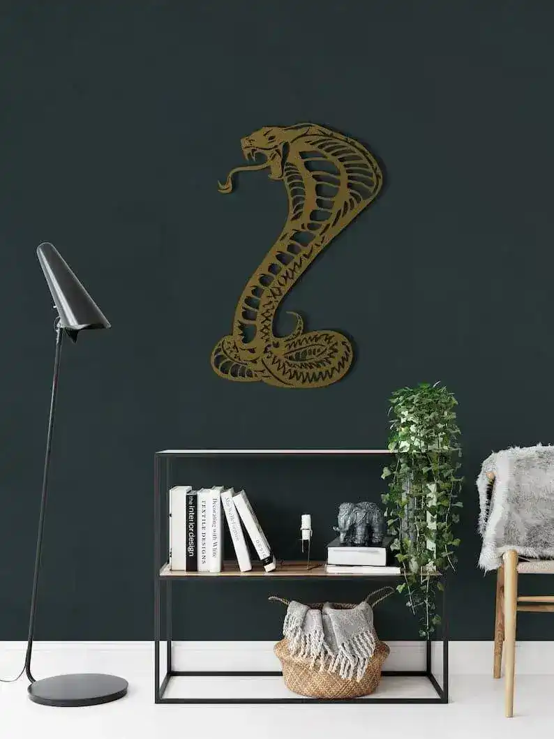 Cobra Snake Metal Wall Decor - Image 5
