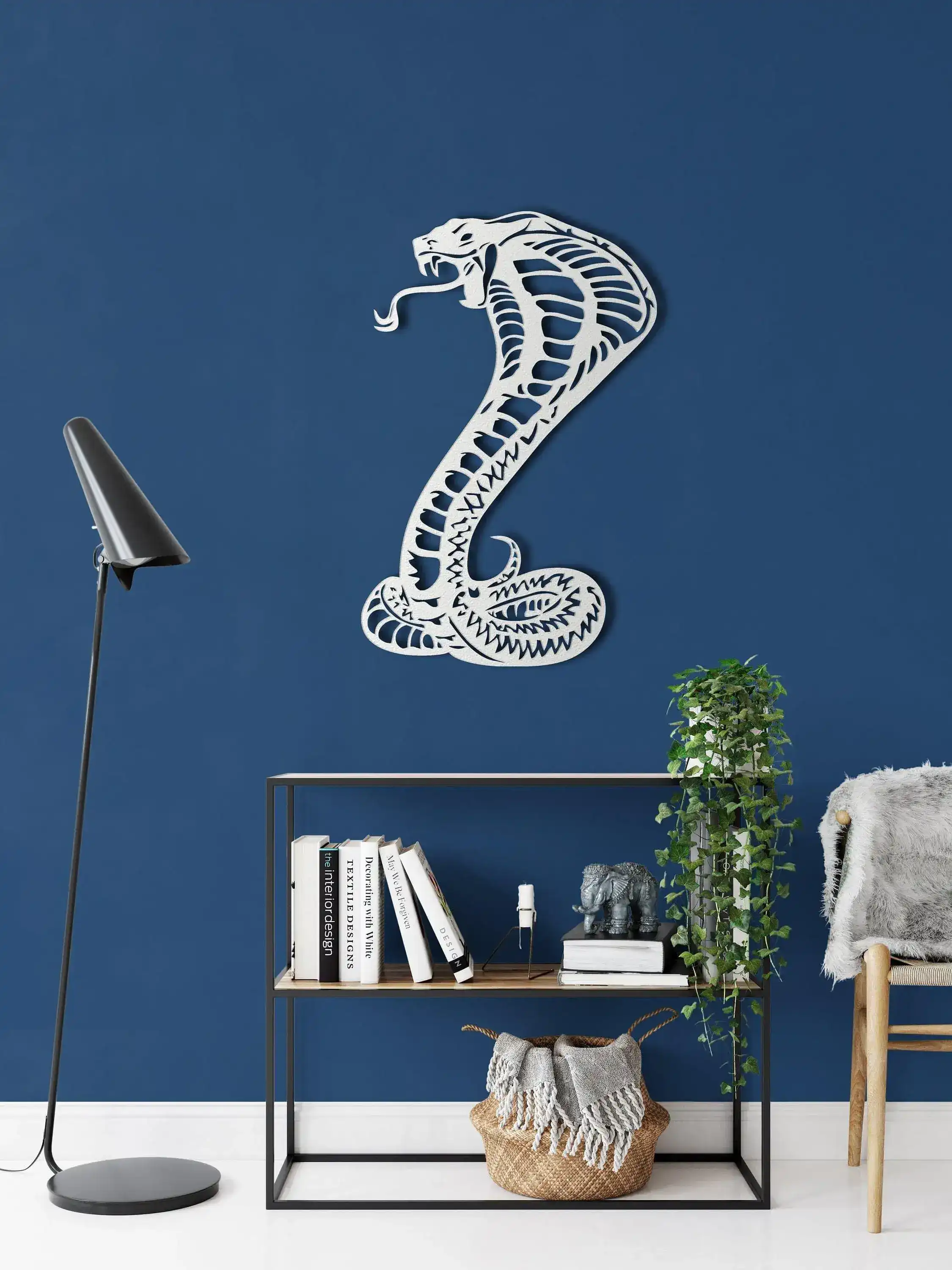 Cobra Snake Metal Wall Decor - Image 8