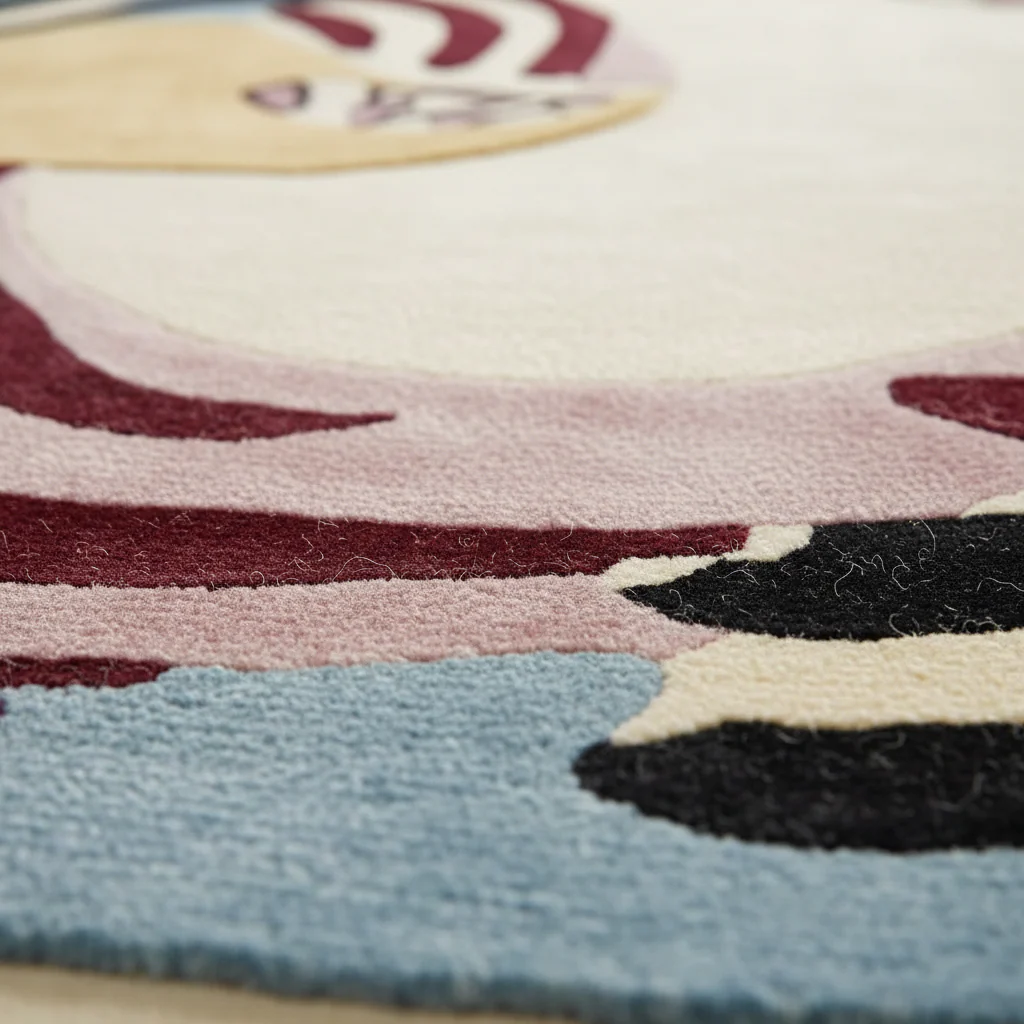 Coiled Chaos Pair Hand Tufted Rug - Image 3