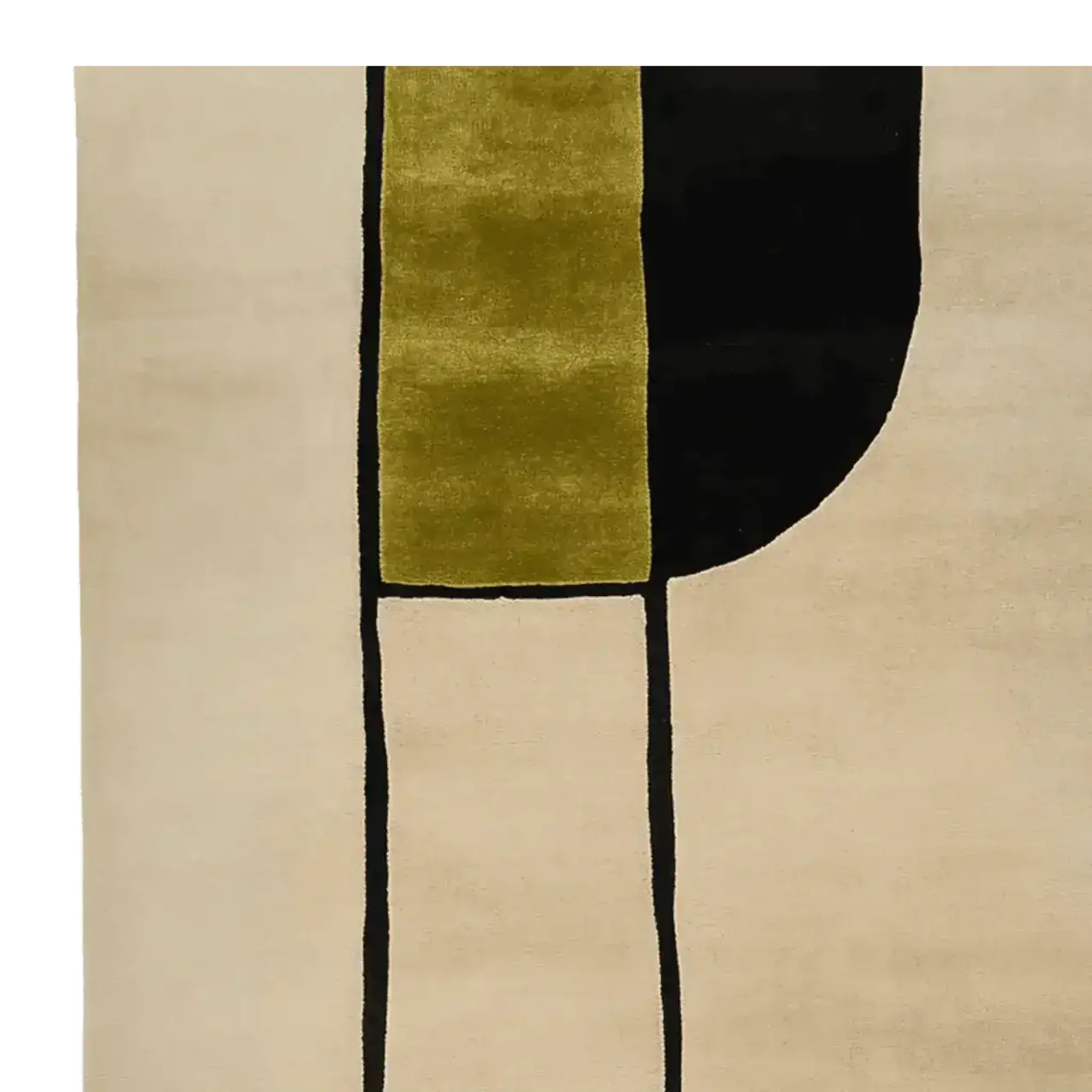 Color Cut Space Hand Tufted Rug - Image 7