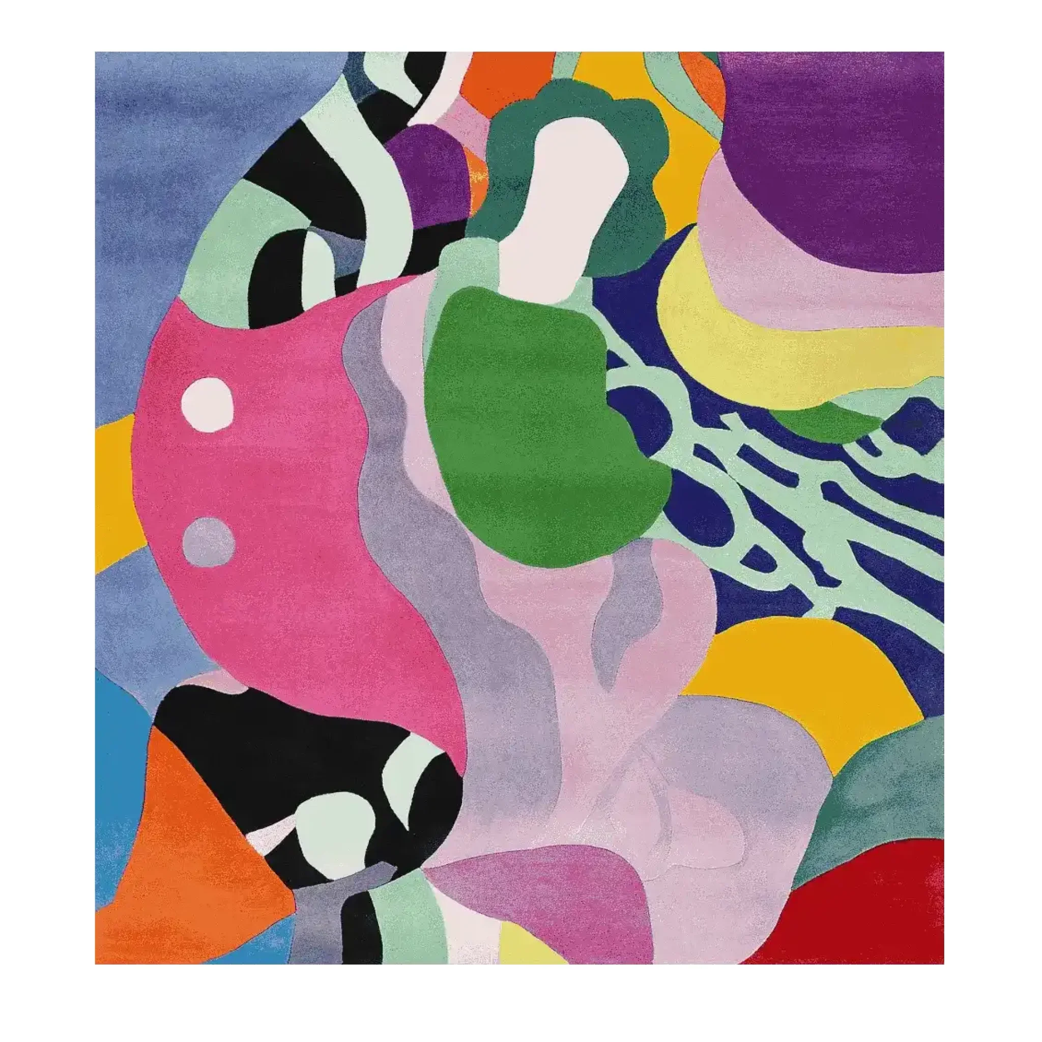 Color Frenzy Ritual Hand Tufted Rug
