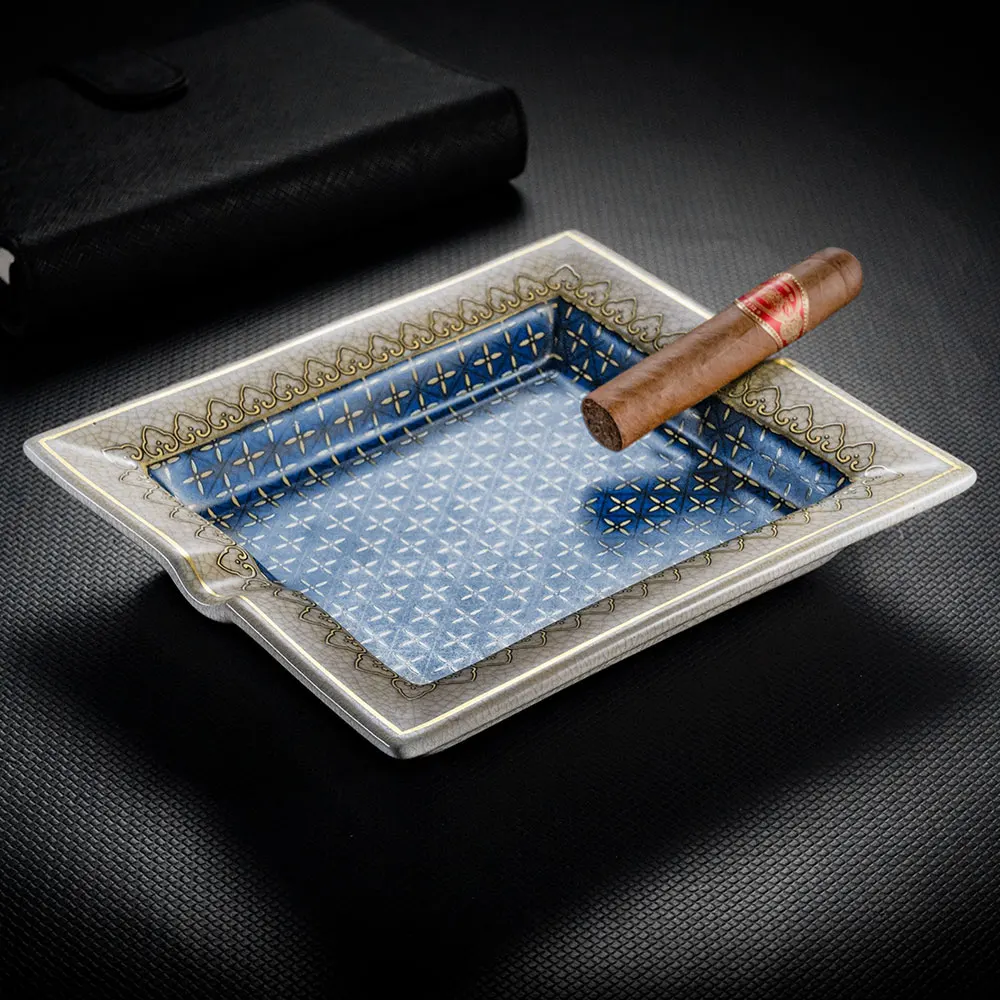 Color-Glaze Ceramic Cigar Ashtray - Image 12