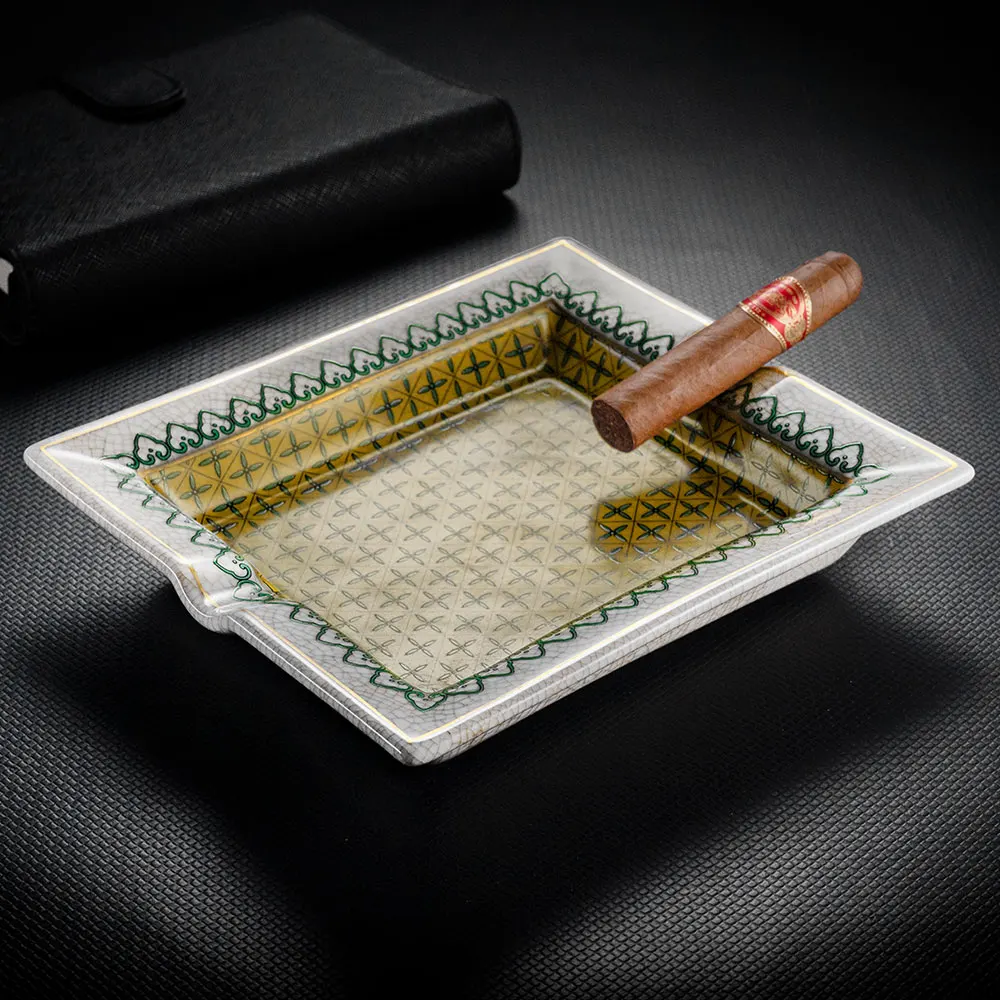 Color-Glaze Ceramic Cigar Ashtray - Image 13
