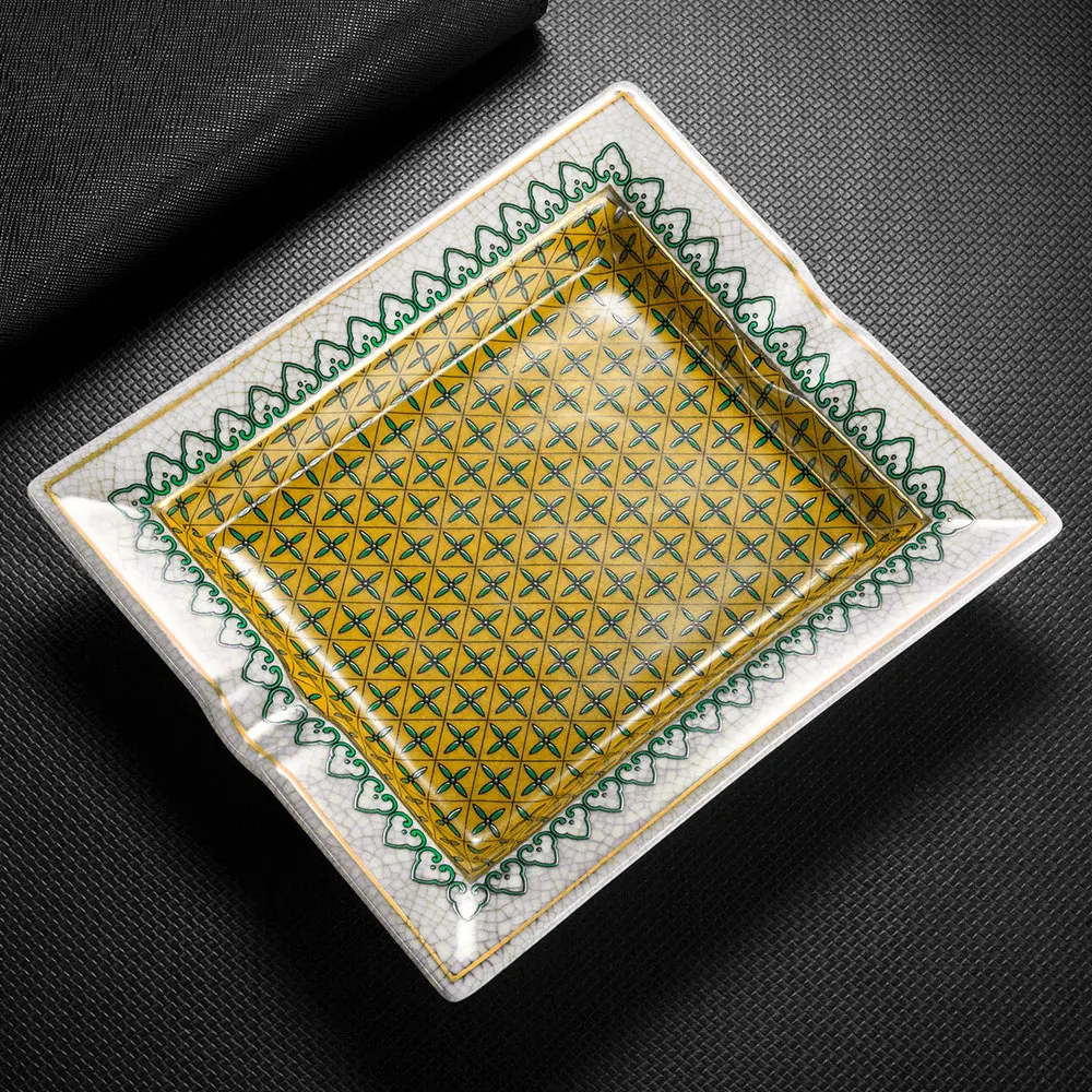Color-Glaze Ceramic Cigar Ashtray - Image 15