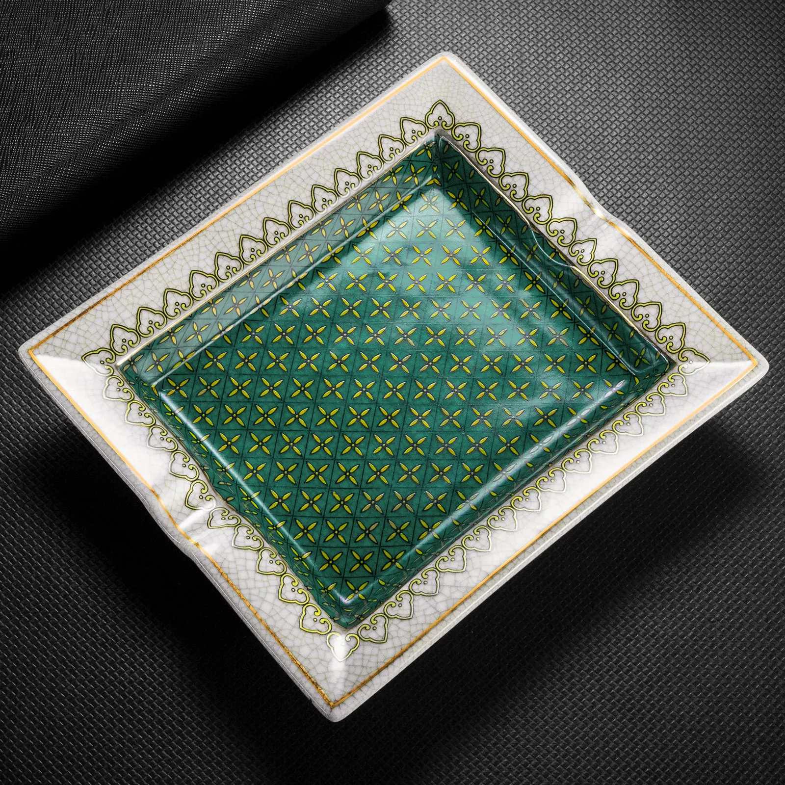 Color-Glaze Ceramic Cigar Ashtray - Image 16