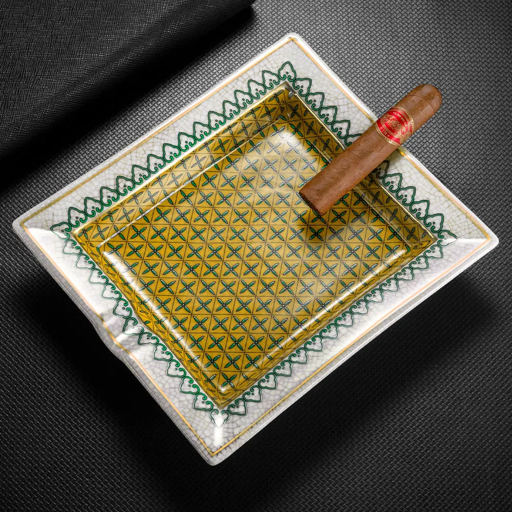Color-Glaze Ceramic Cigar Ashtray - Image 18