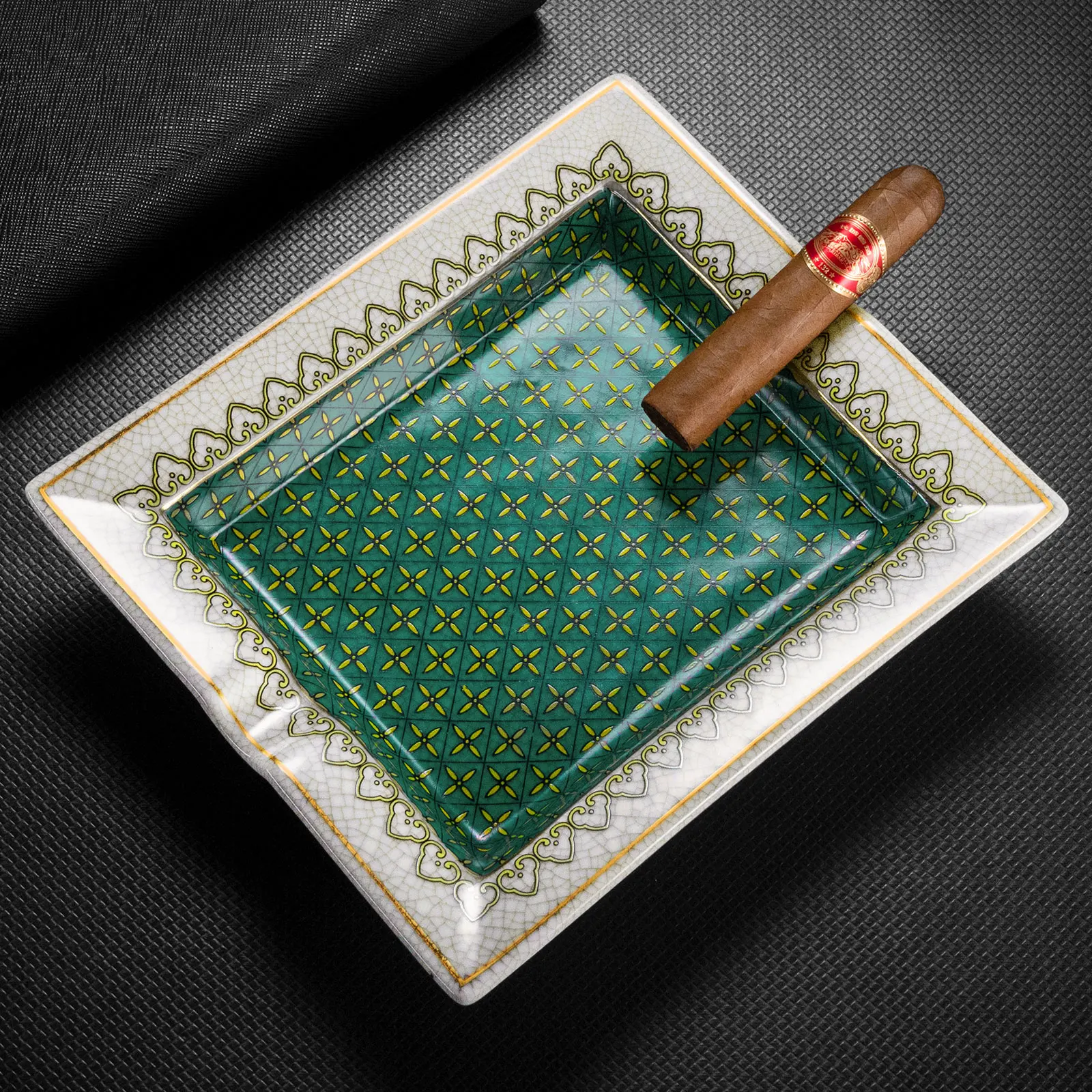 Color-Glaze Ceramic Cigar Ashtray - Image 19