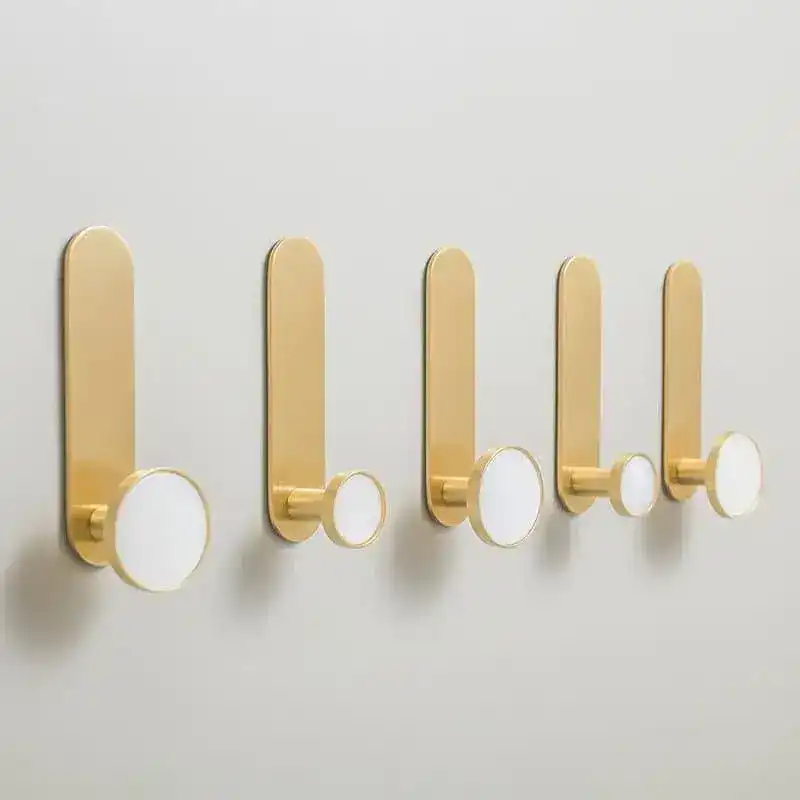 Colored Shell Brass Wall Organizer - Image 12