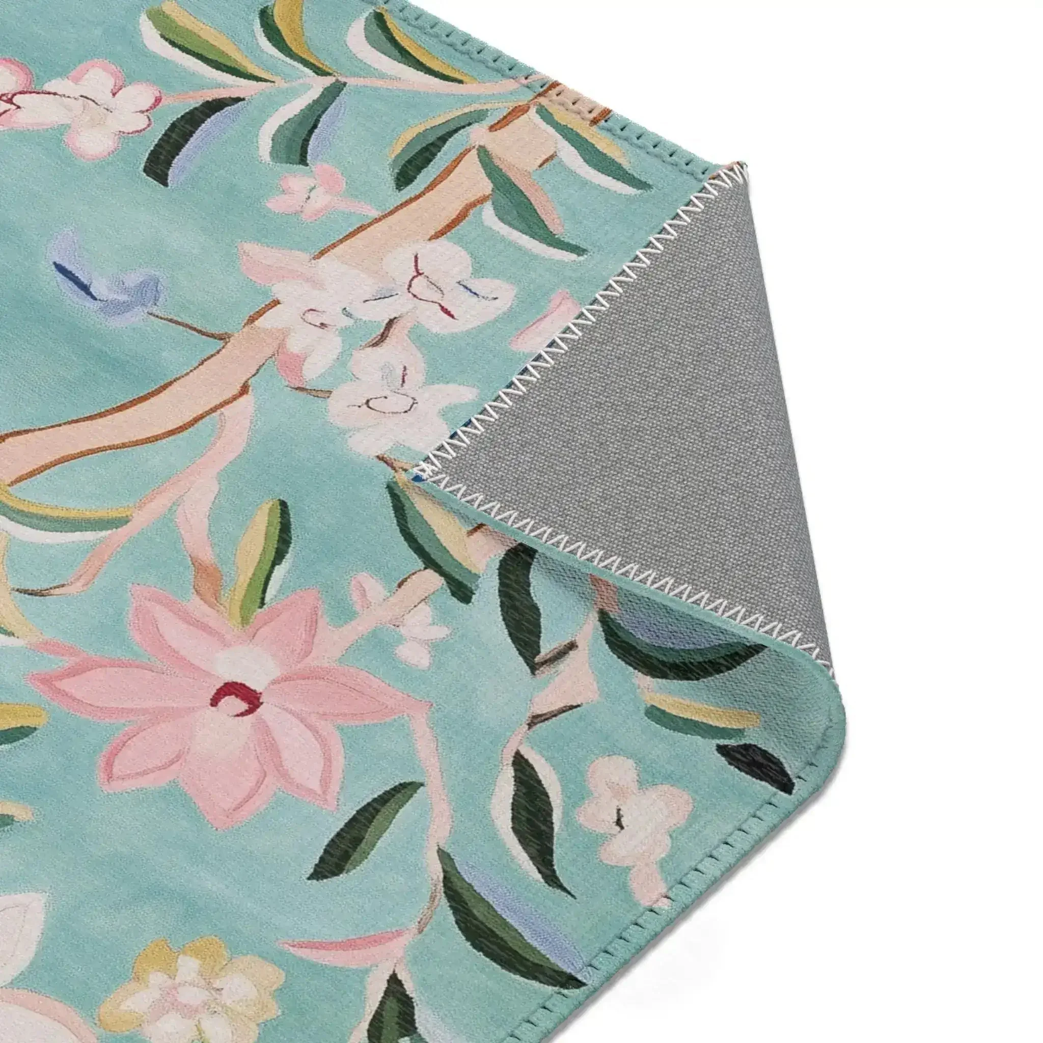 Colorful Birds & Blossoms Accent Rug - Image 6