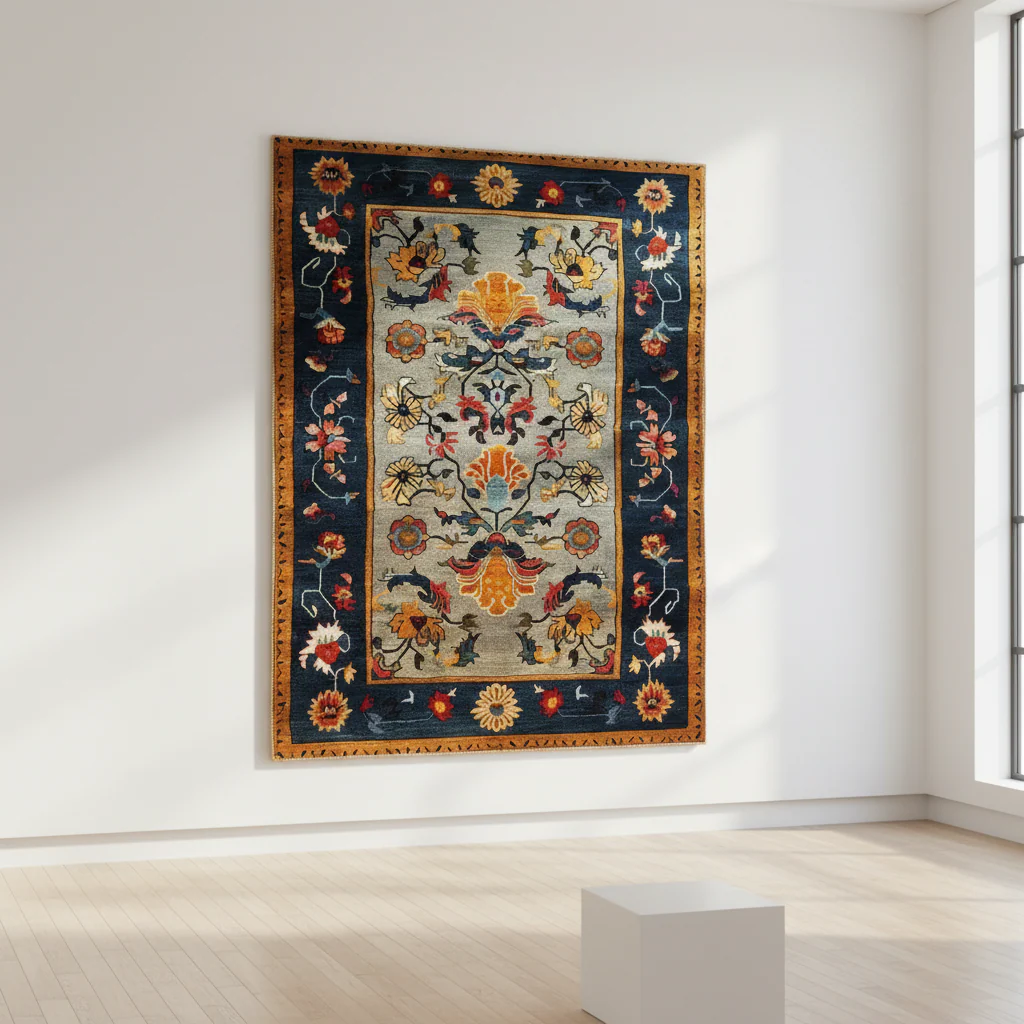 Colorful Carnival Hand Tufted Wool Rug - Image 3