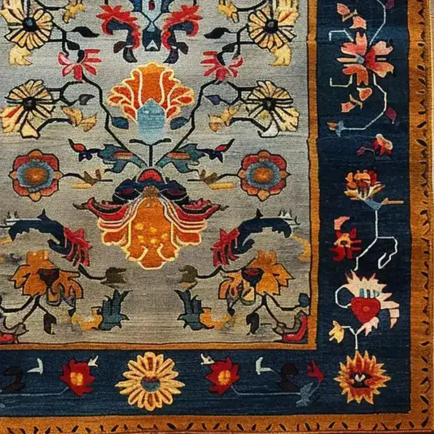 Colorful Carnival Hand Tufted Wool Rug - Image 4