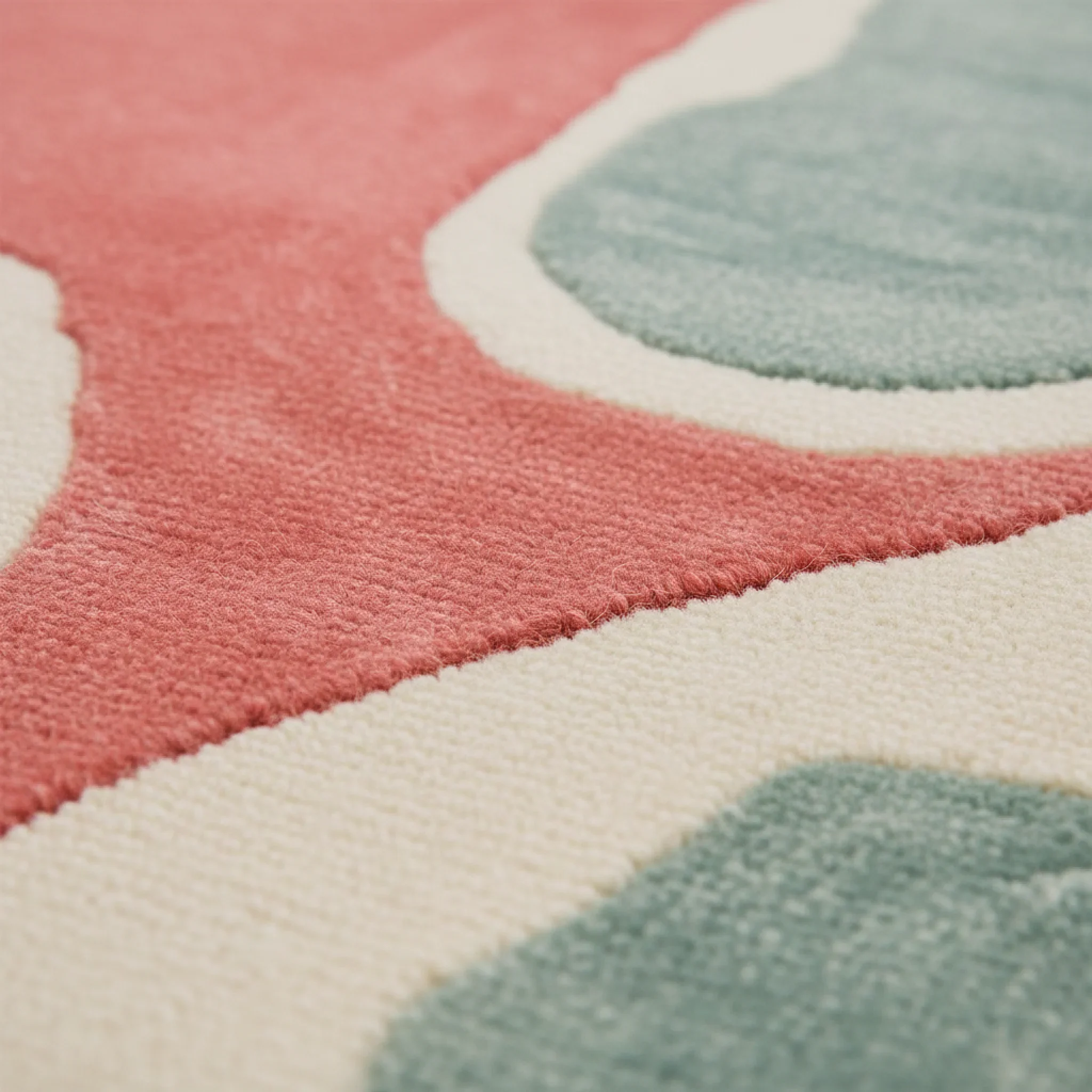Contour Petal Flow Hand Tufted Rug - Image 3