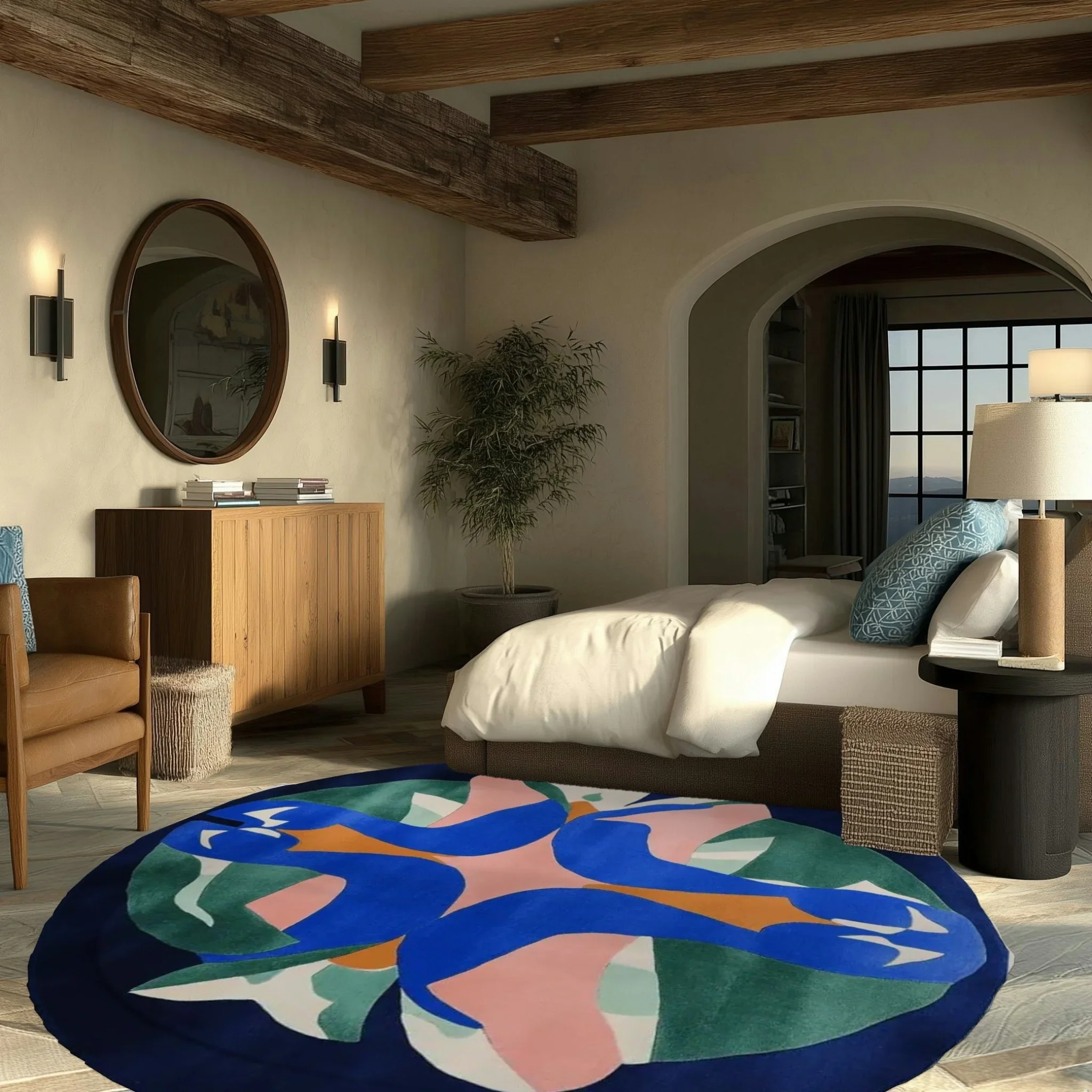 Contours of Thought Hand Tufted Rug - Image 3