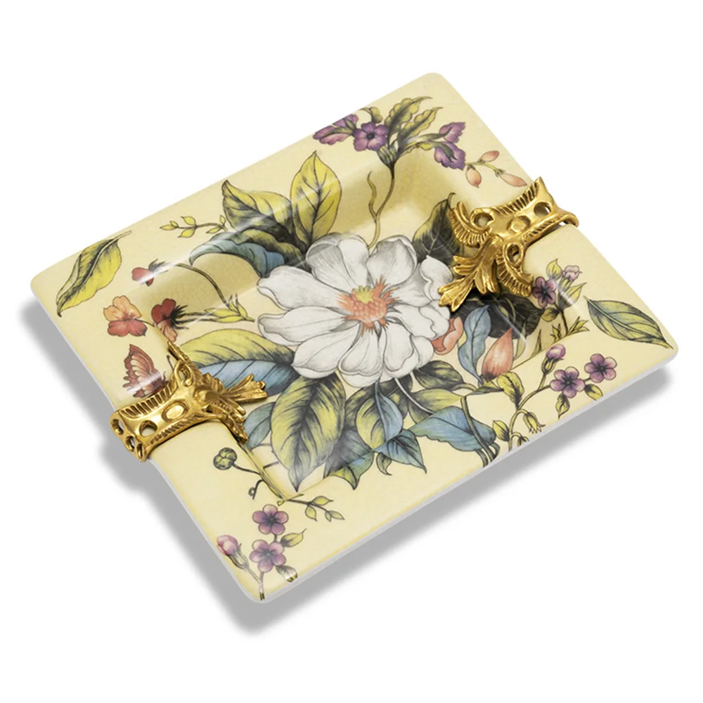 Copper-Inlaid Ceramic Cigar Ashtray, Large - Image 15