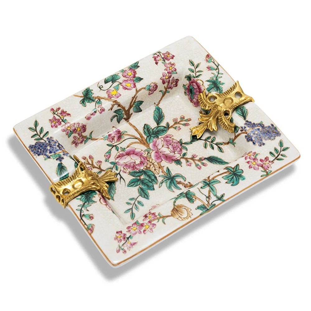 Copper-Inlaid Ceramic Cigar Ashtray, Large - Image 17