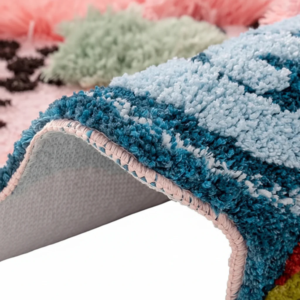 Coral Garden Hand-Tufted Pink Area Rug - Image 5