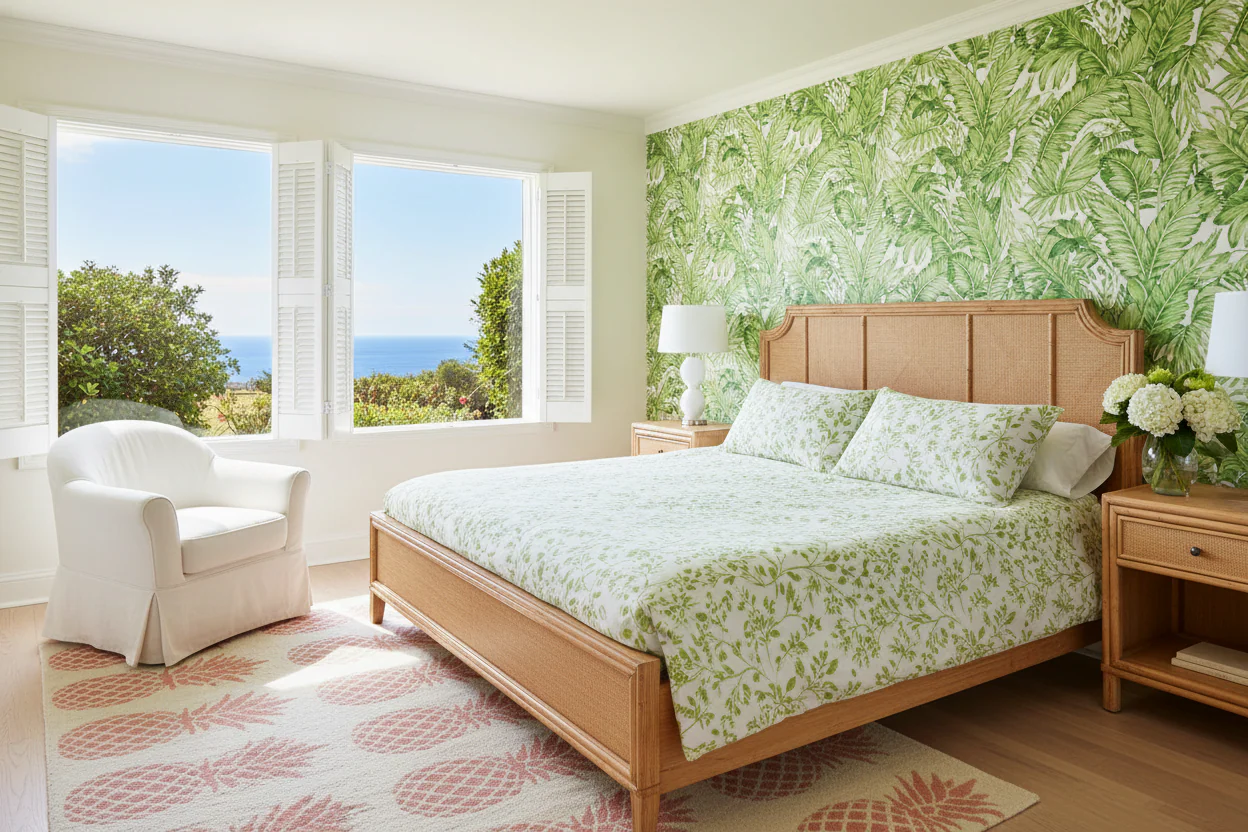 Coral Pineapple Hand Tufted Wool Rug - Image 3