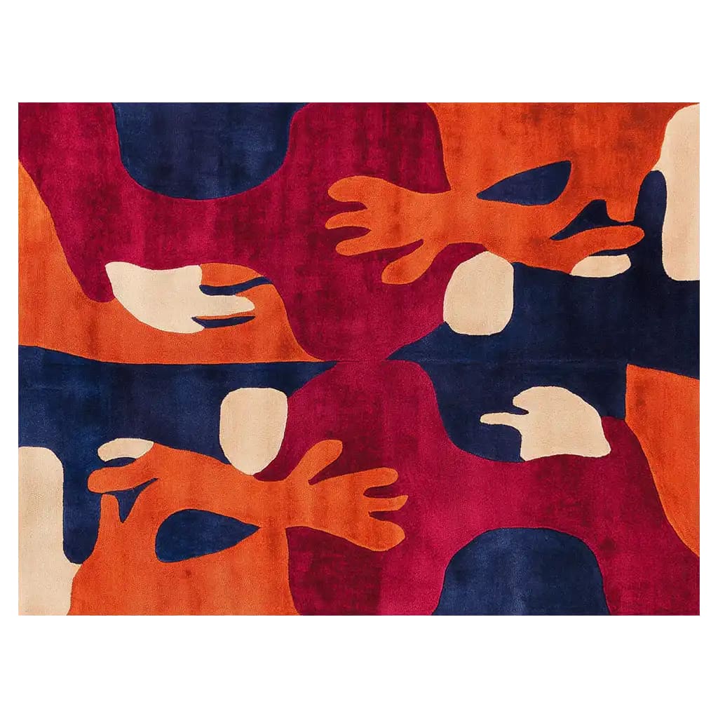 Coral Reef Dreamscape Hand Tufted Wool Rug - Image 4