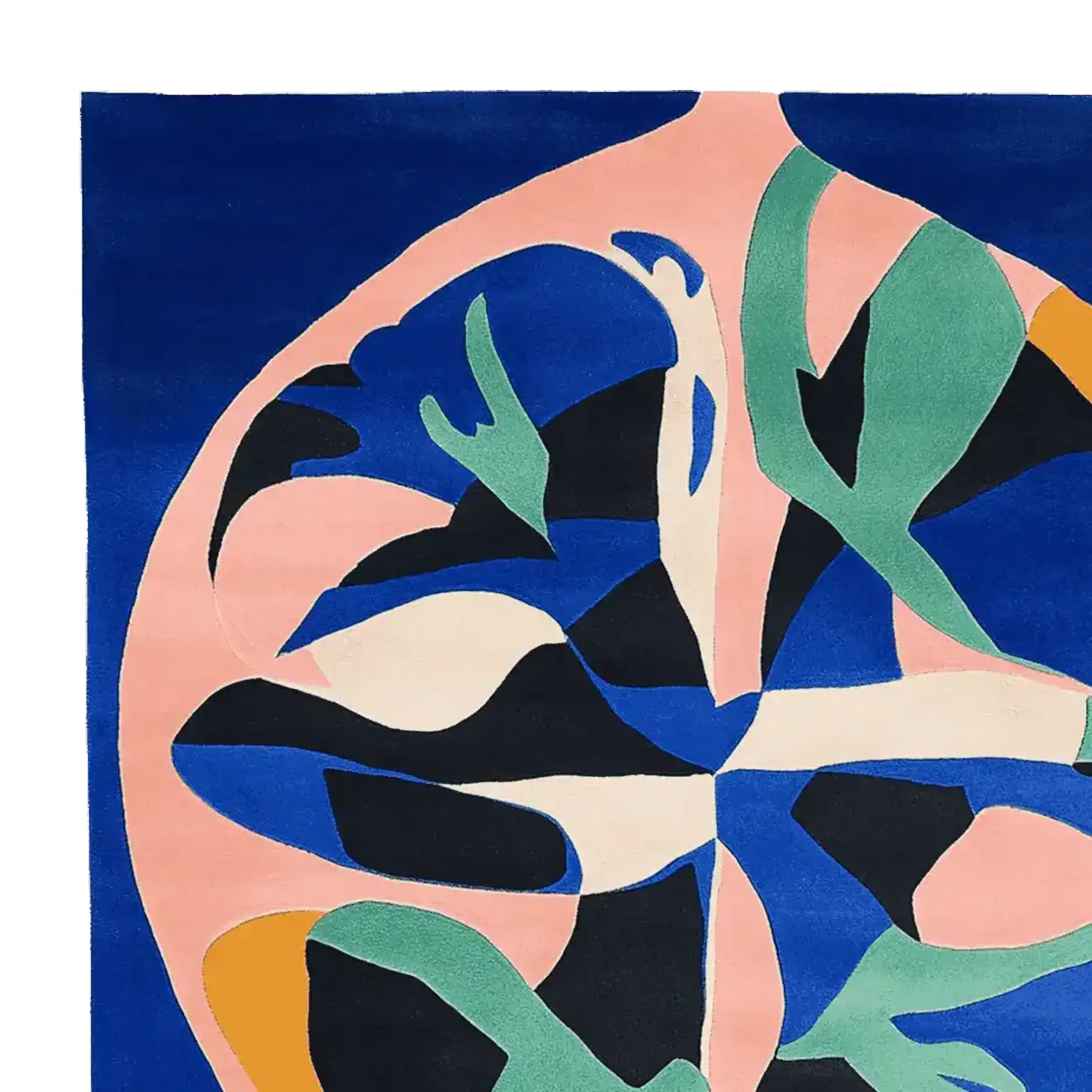 Cosmic Tide Bloom Hand Tufted Rug - Image 5