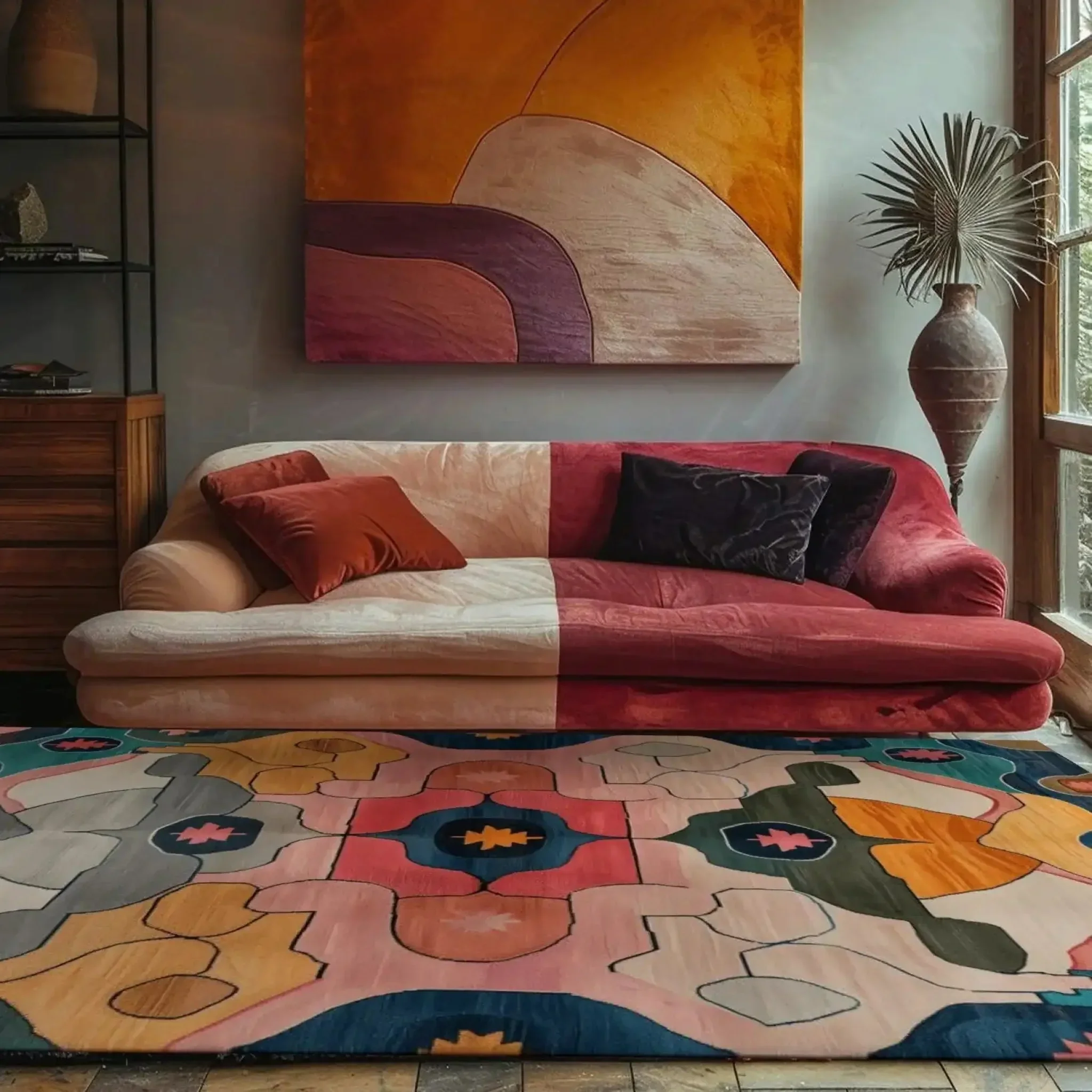 Cosmic Tides Hand Tufted Rug - Image 4