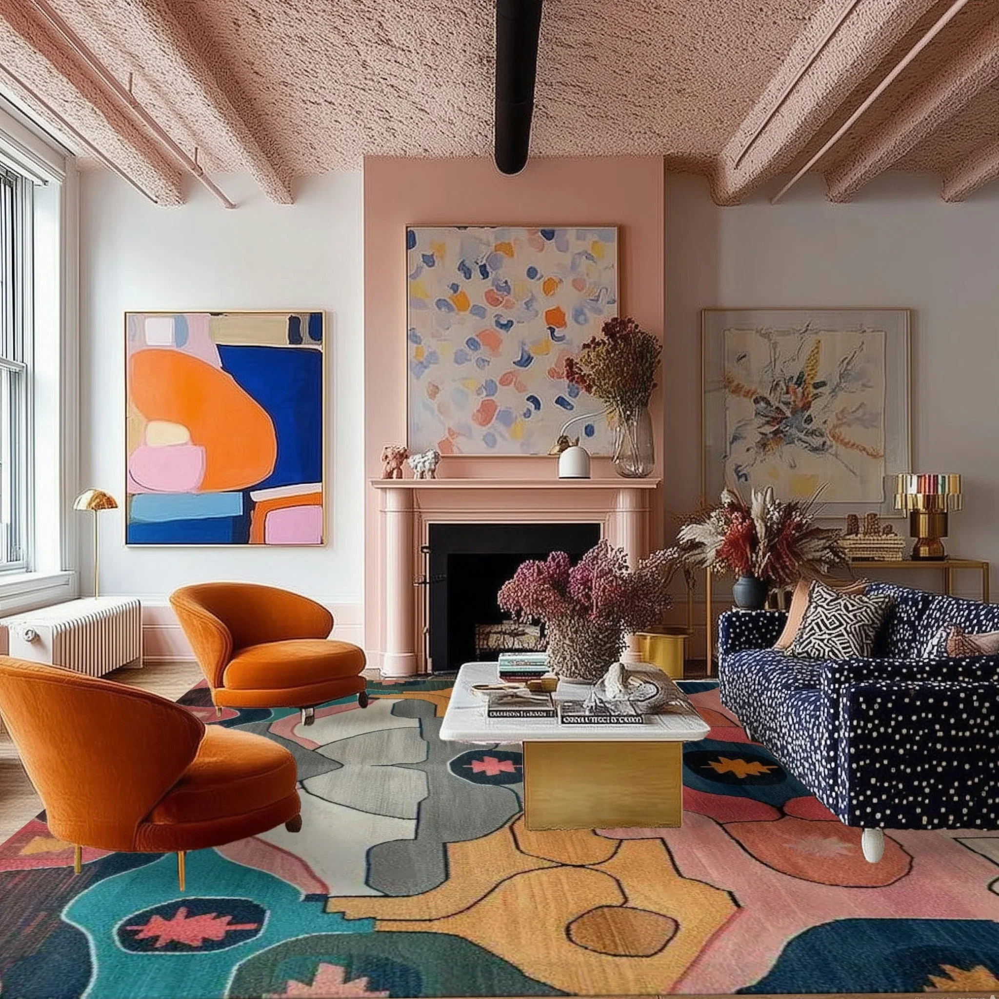 Cosmic Tides Hand Tufted Rug - Image 7