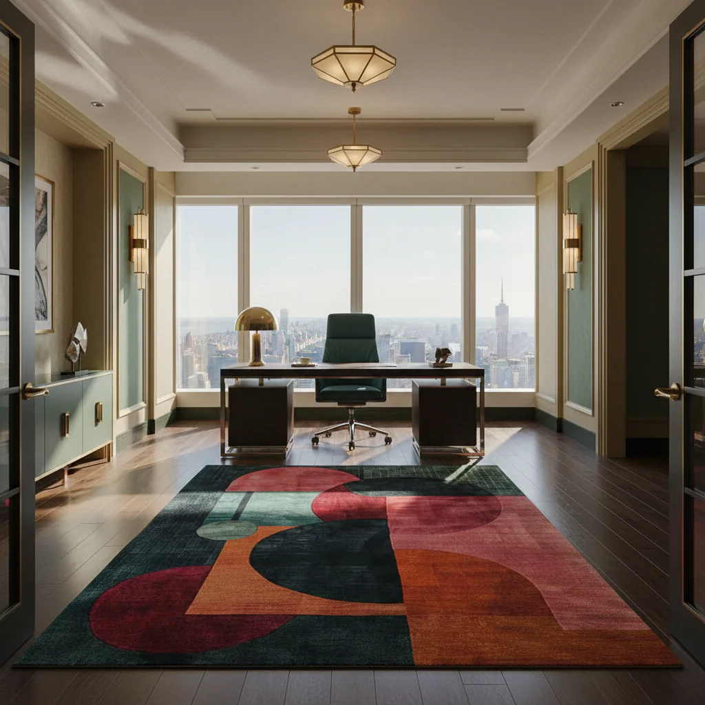 Creative Chaos Hand Tufted Wool Rug - Image 2