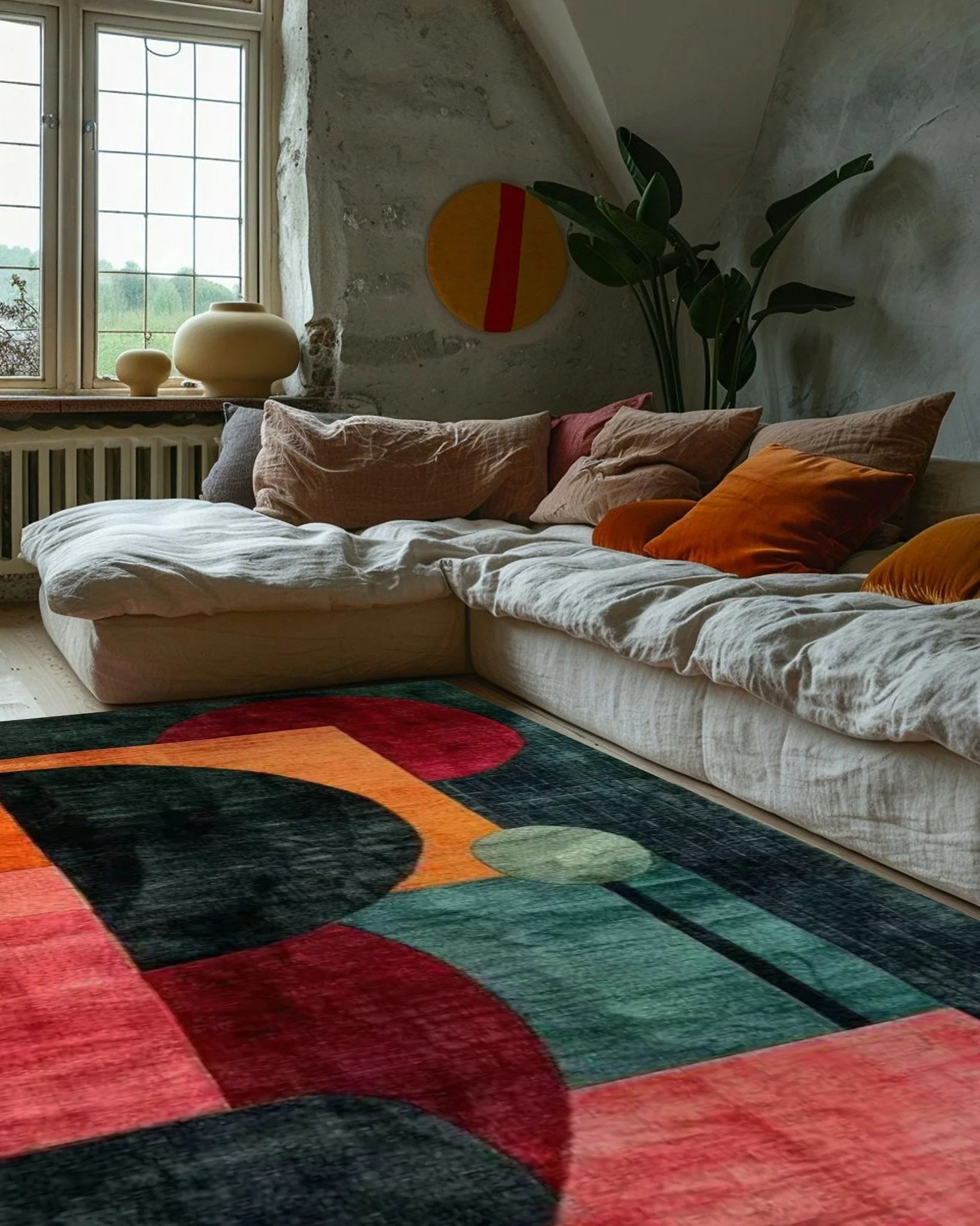 Creative Chaos Hand Tufted Wool Rug - Image 4