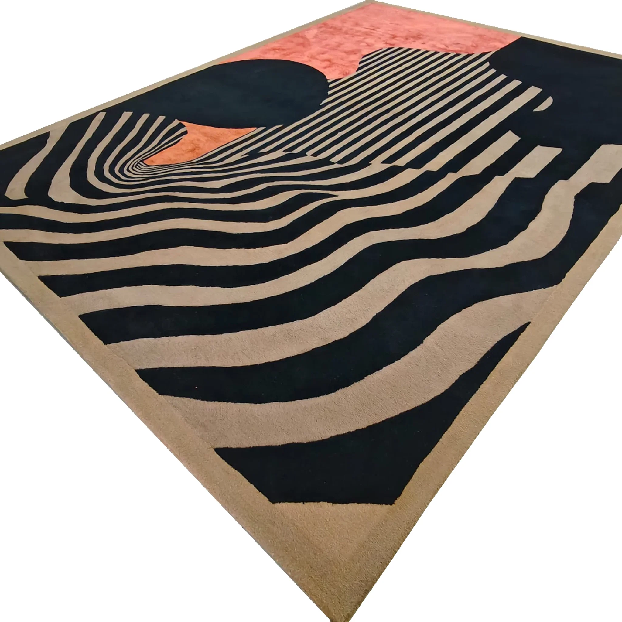Crimson Noir Classic Hand Tufted Rug  - Image 8